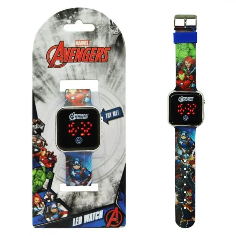 Clondo Avengers Orologio da Polso Digitale Led per Bambini, Captain America, Iron Man - immagine 4