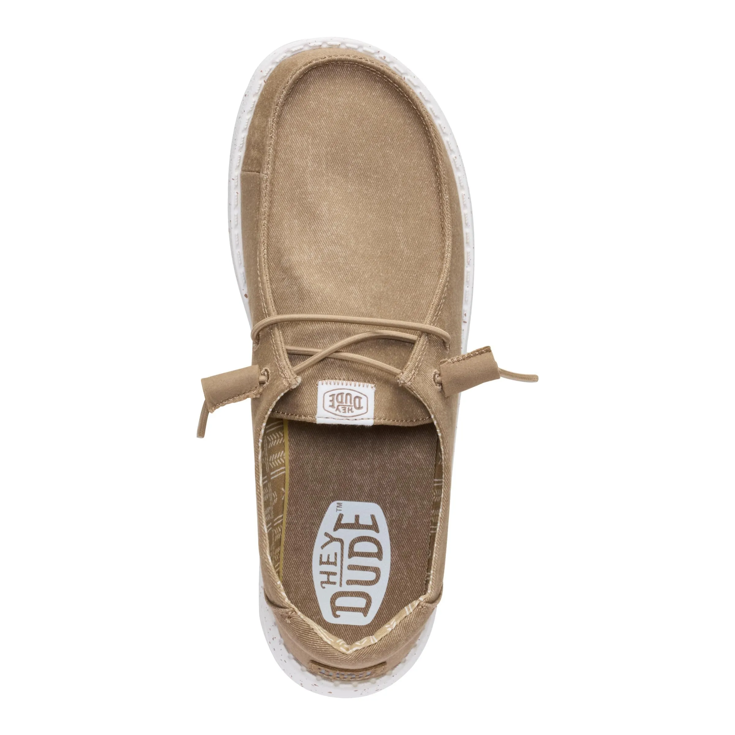 HEYDUDE Wendy Stretch Canvas Slip-On Sneakers, Taupe, 38 - immagine 5