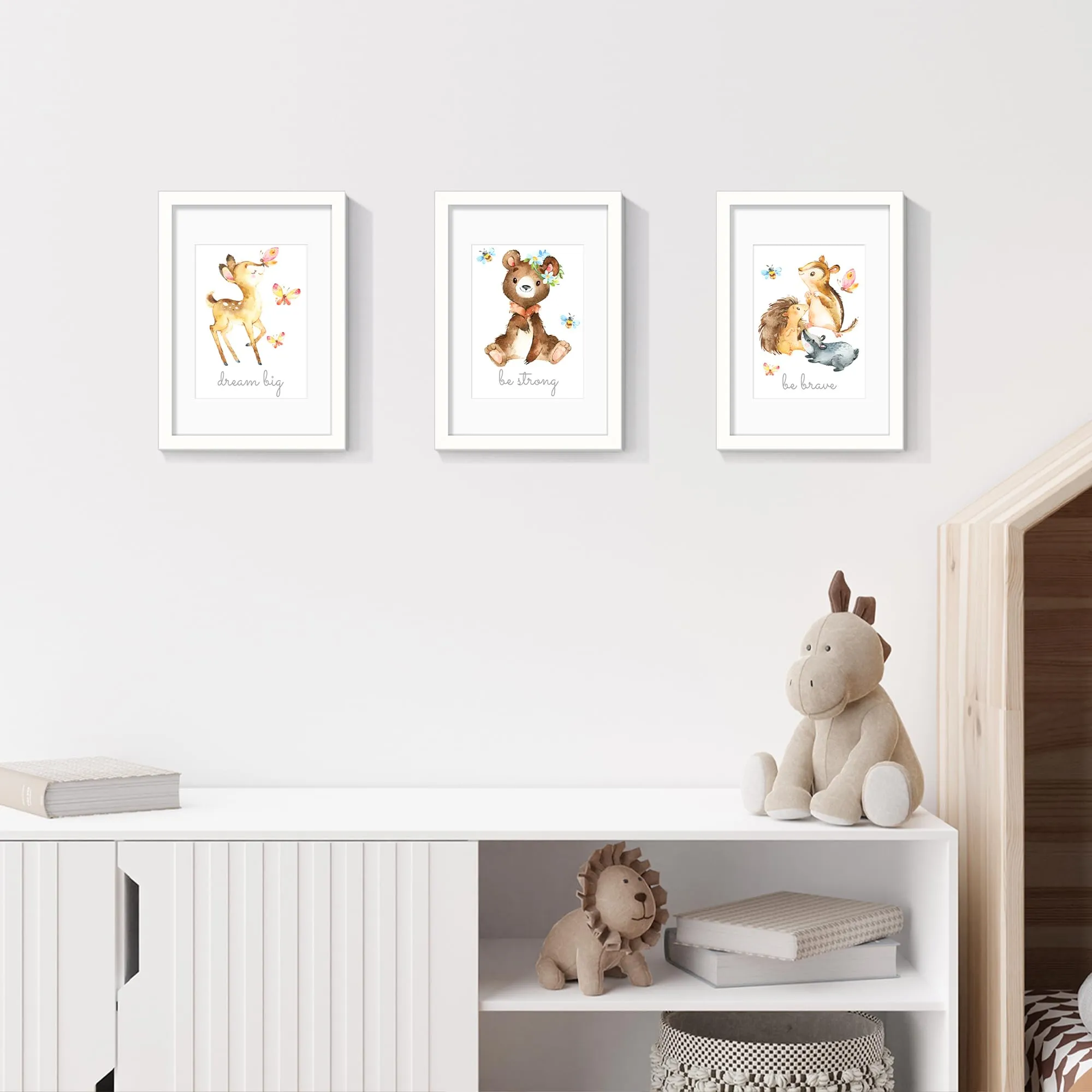 upsimples Cornici portafoto A4 21x29,7 cm, Bianco, Set da 3 - immagine 5