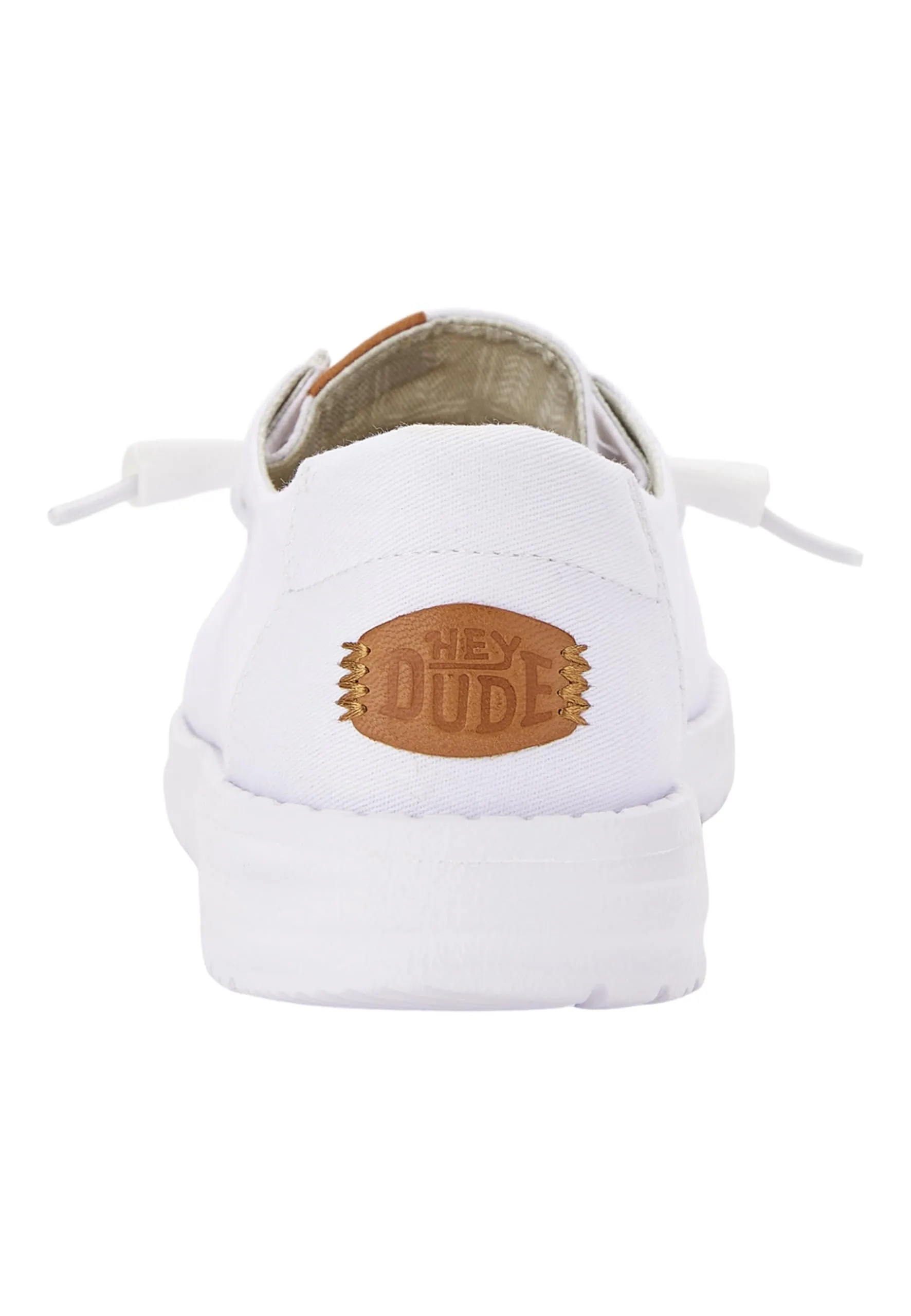 HEYDUDE Wendy Canvas Slip-On Sneakers, White, 40 - immagine 5