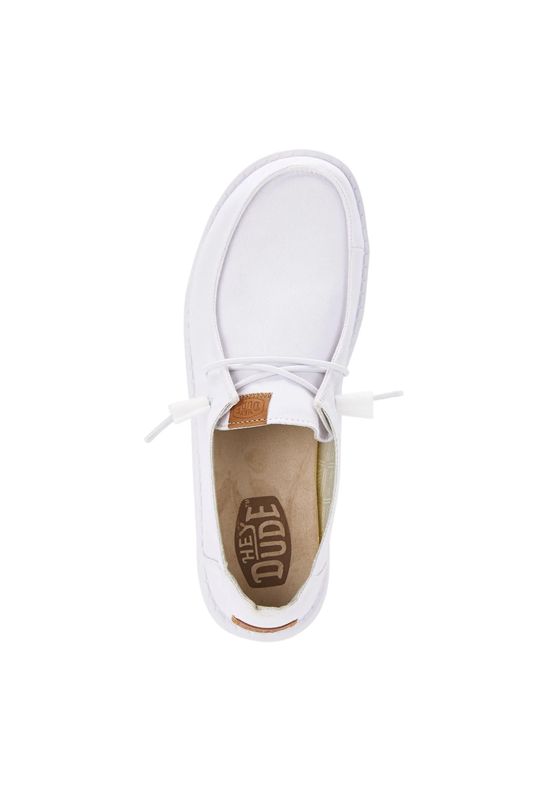 HEYDUDE Wendy Canvas Slip-On Sneakers, White, 40 - immagine 6