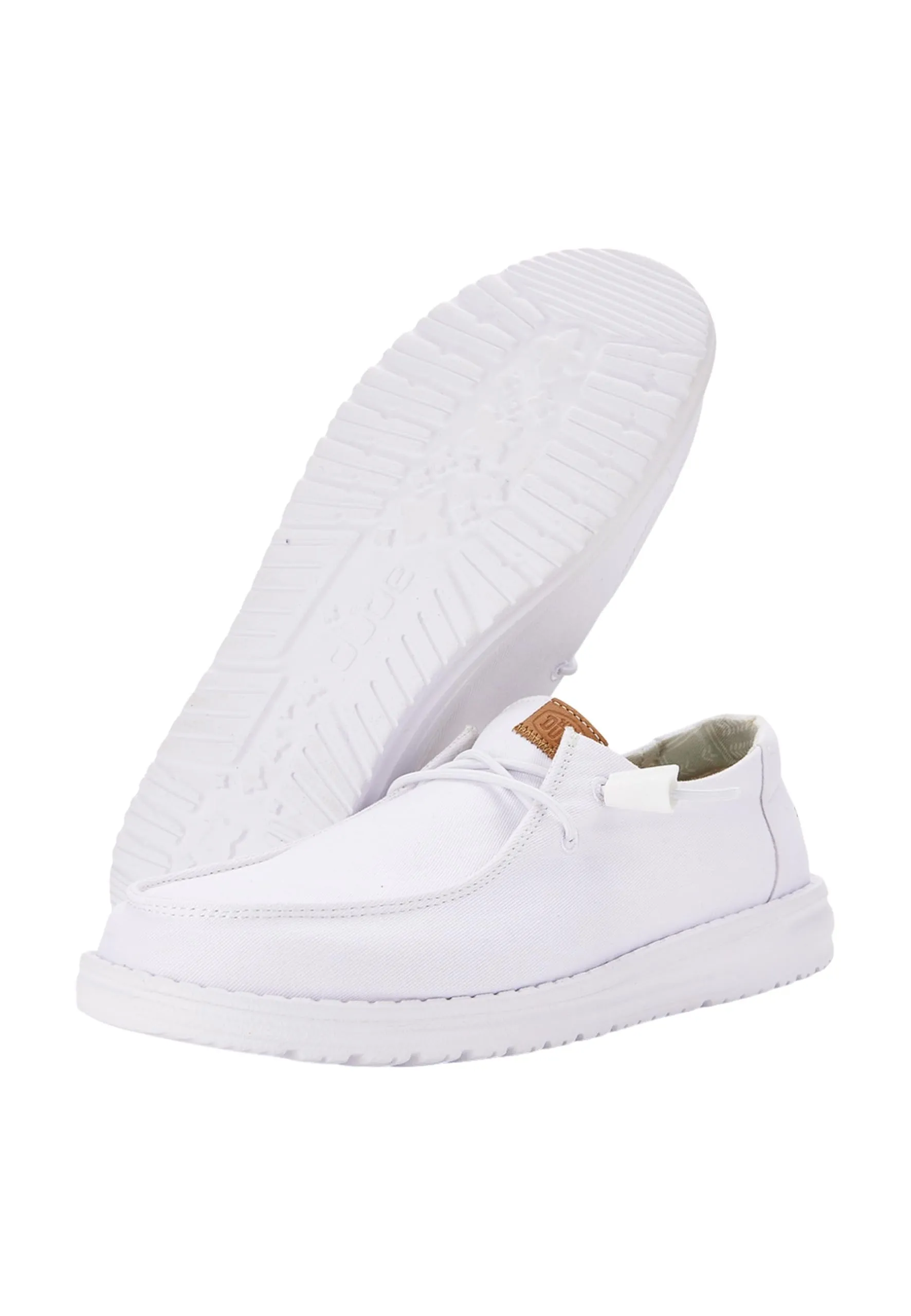HEYDUDE Wendy Canvas Slip-On Sneakers, White, 40 - immagine 7