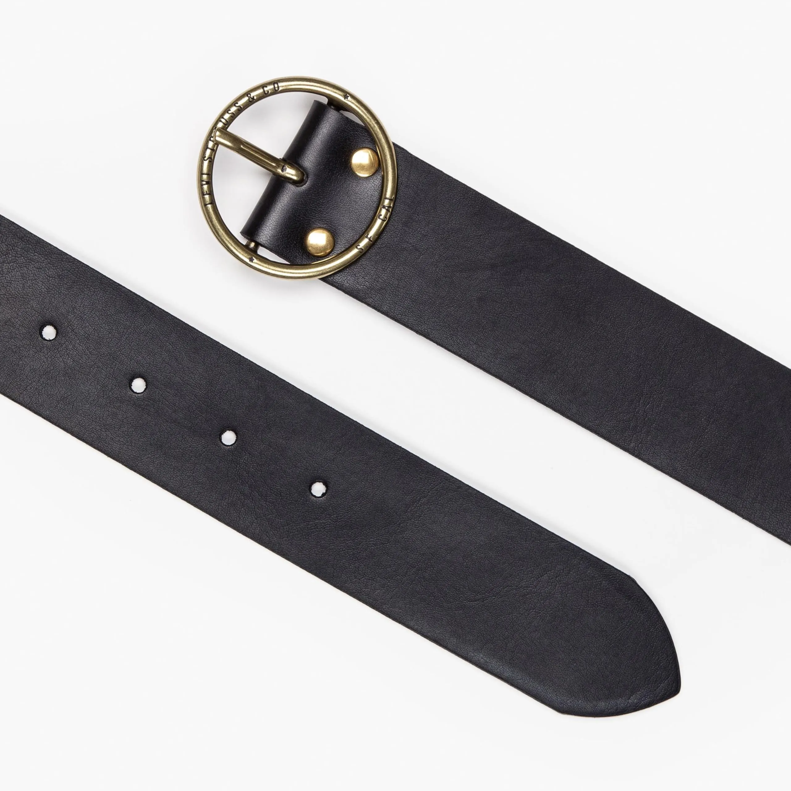Levi's Athena Women's Belt, Regular Black, 60 - immagine 10