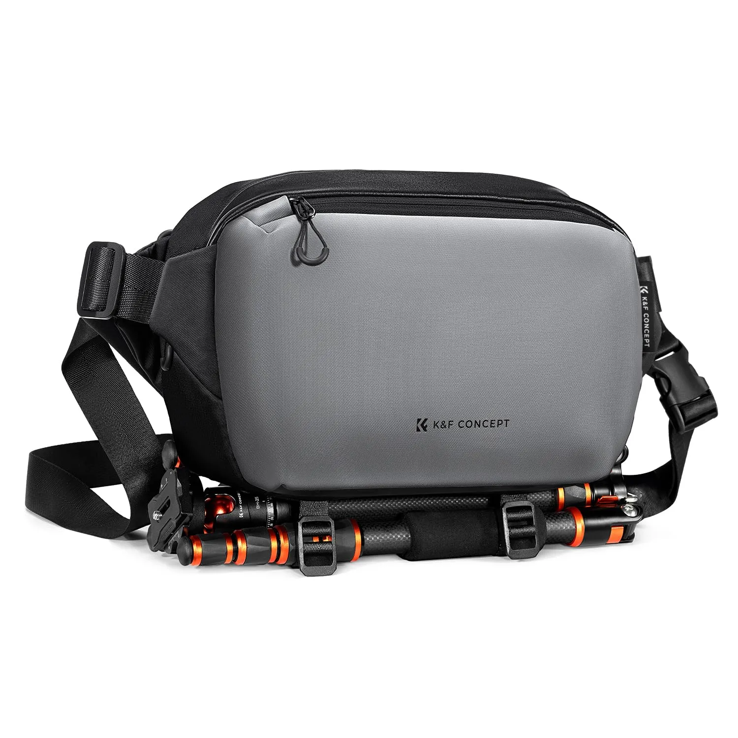 K&F CONCEPT Borsa Foto Tracolla Impermeabile Antiurto 24cm Nero - immagine 1