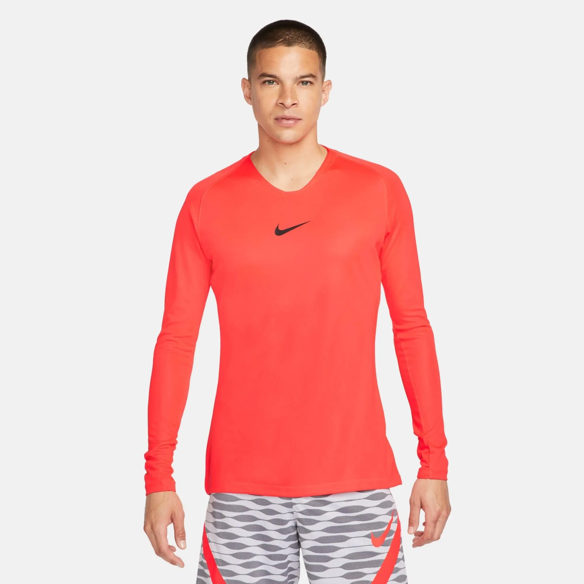 Nike Park Maglia Manica Lunga Uomo Cremisi Brillante/Nero S - immagine 4