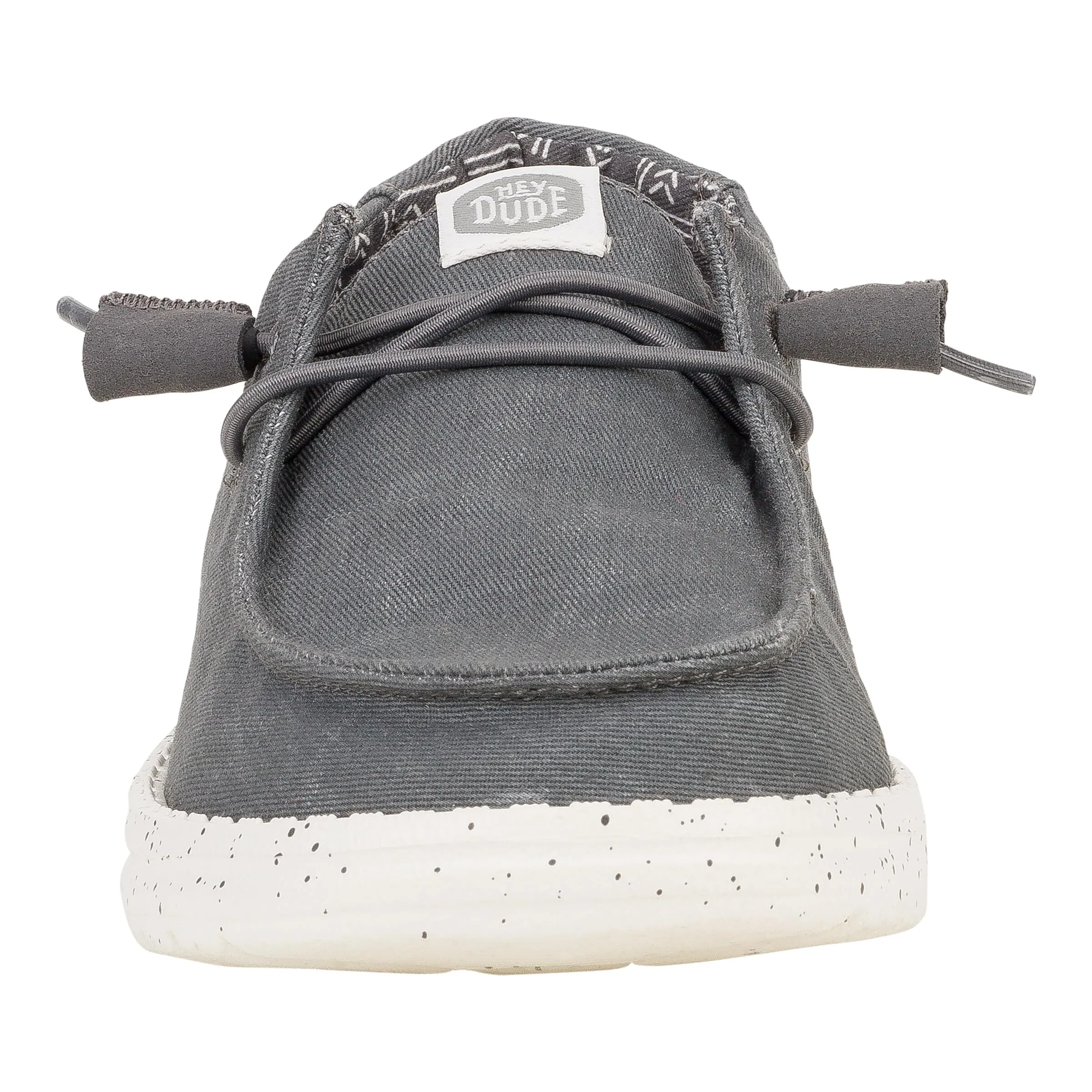 HEYDUDE Wendy Scarpe da donna in tela elasticizzata senza lacci - Grigio Scuro - immagine 2