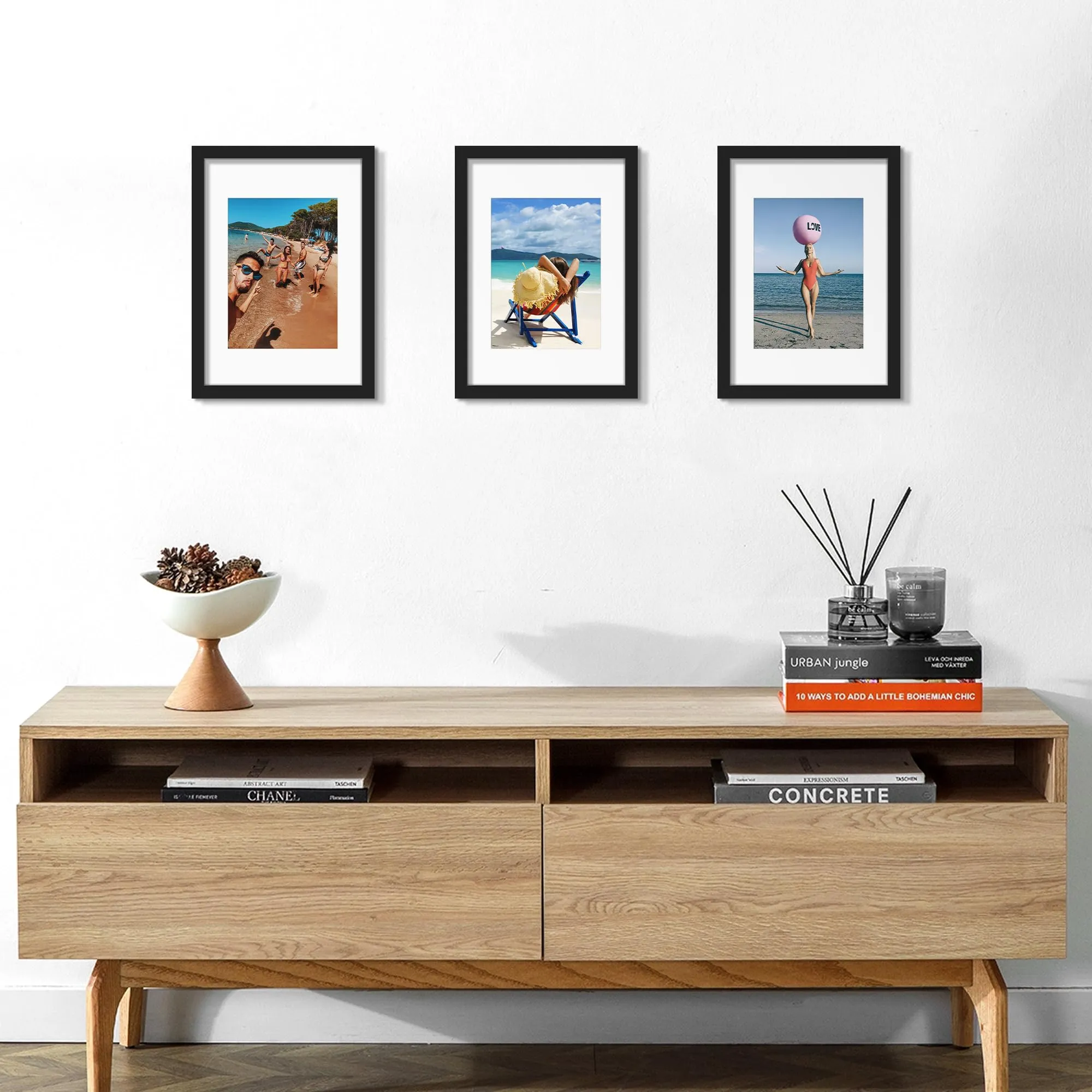 upsimples Cornici Portafoto Nere A4 21x29,7 cm, Set da 3 - immagine 5