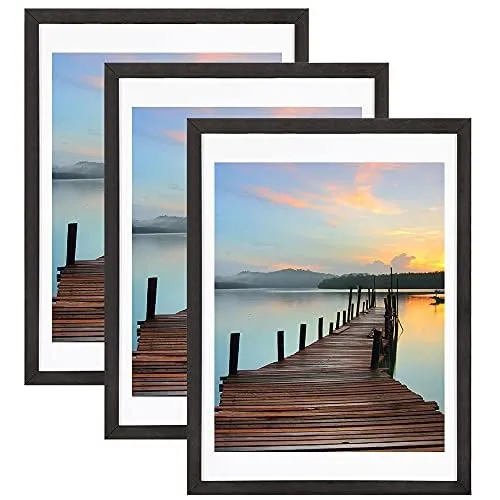 upsimples Cornici portafoto, Set da 3, A3 29,7 x 42 cm, Oro - immagine 3