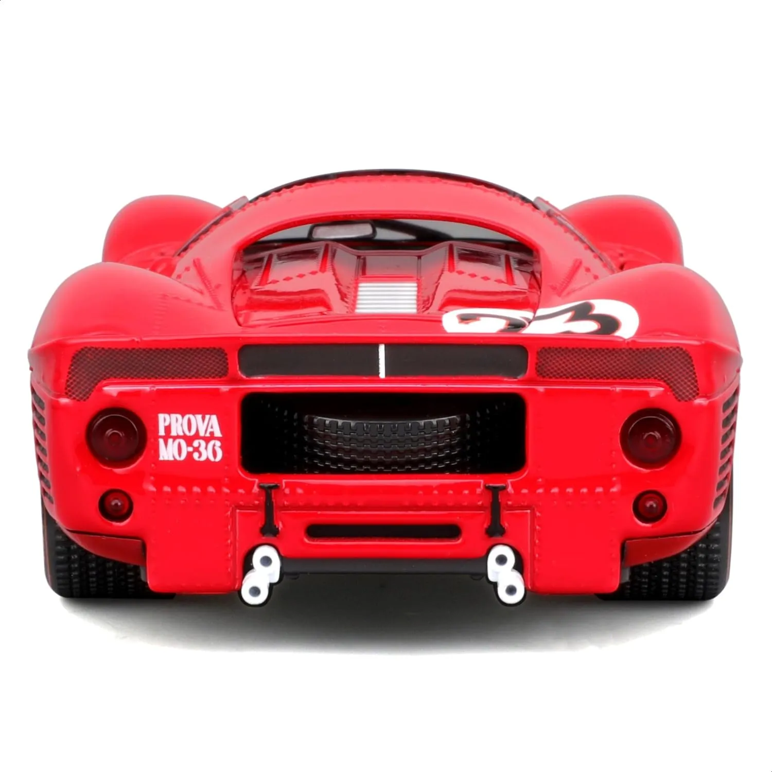 Bburago Ferrari 330 P4 Daytona 1967 Diecast Model Car 1:24 Scale - immagine 6