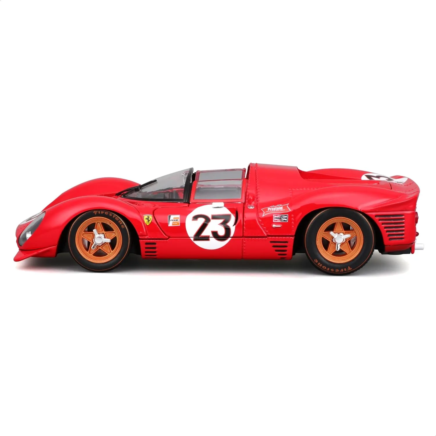 Bburago Ferrari 330 P4 Daytona 1967 Diecast Model Car 1:24 Scale - immagine 7