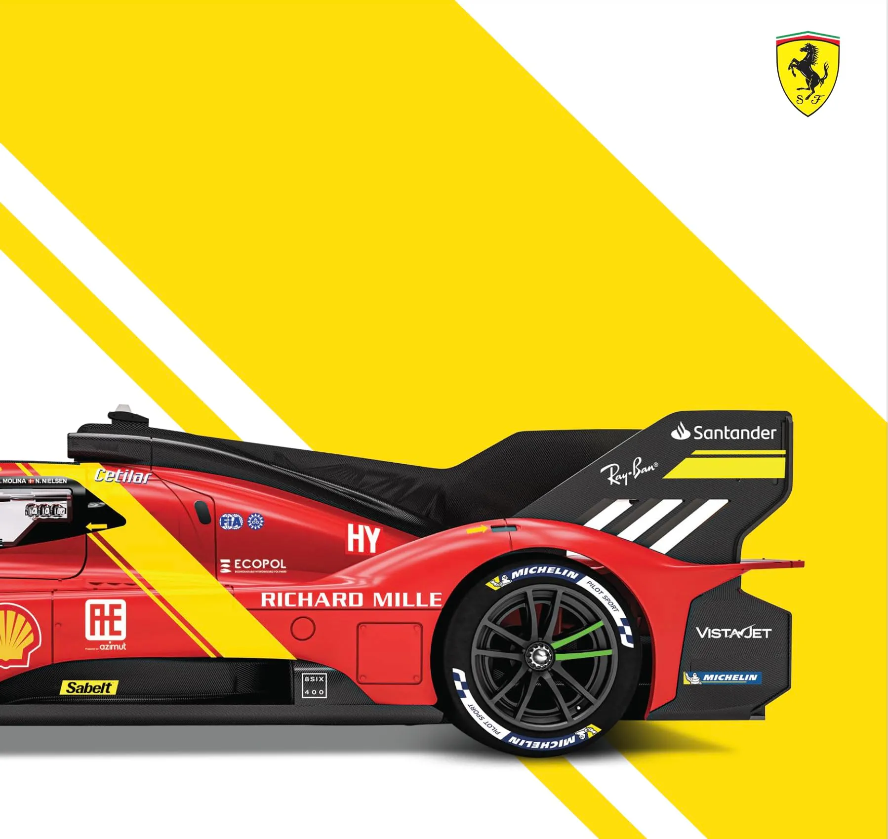 Bburago Ferrari 499P LMH Model Kit 1:24 - immagine 2