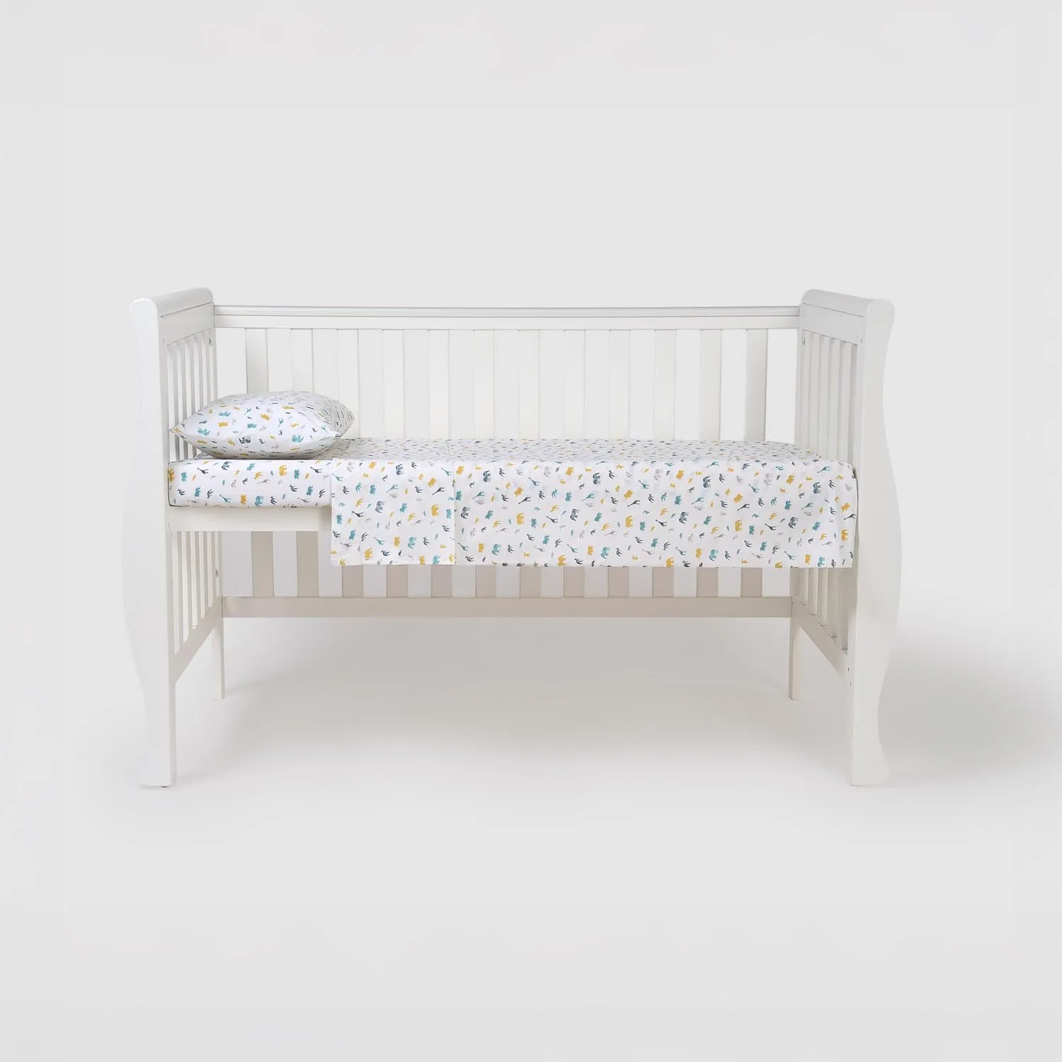 TRAMAS+ Set di Lenzuola per Culla e Miniculla in Cotone, 3 Pezzi, 60x120 cm, Jimmy Indigo - immagine 1