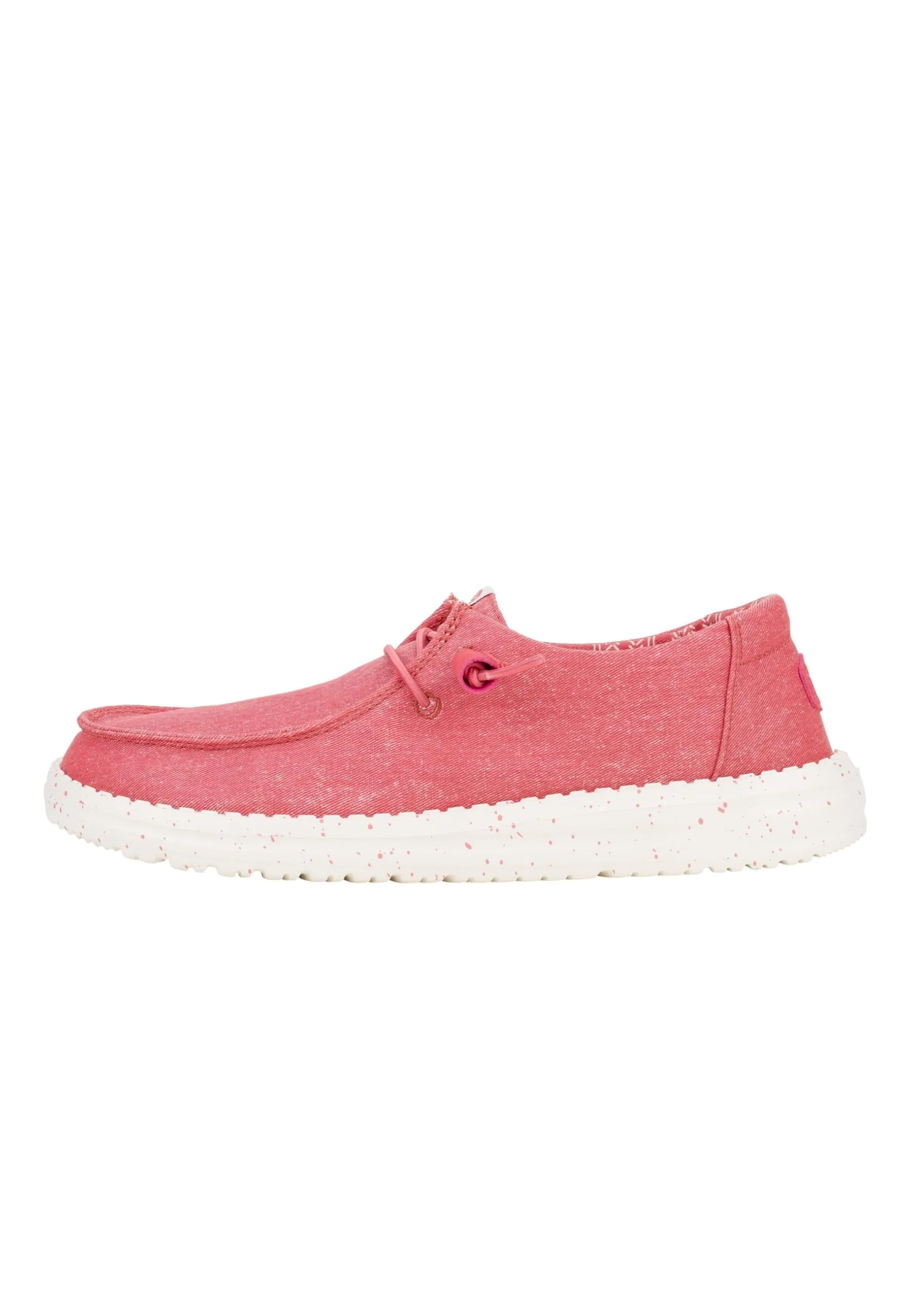 HEYDUDE Wendy Canvas Slip-On Sneakers, Washed Red, 36 - immagine 1