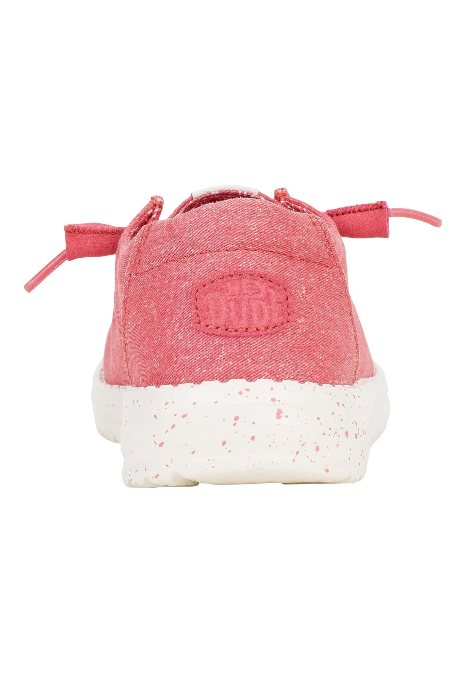 HEYDUDE Wendy Canvas Slip-On Sneakers, Washed Red, 36 - immagine 3