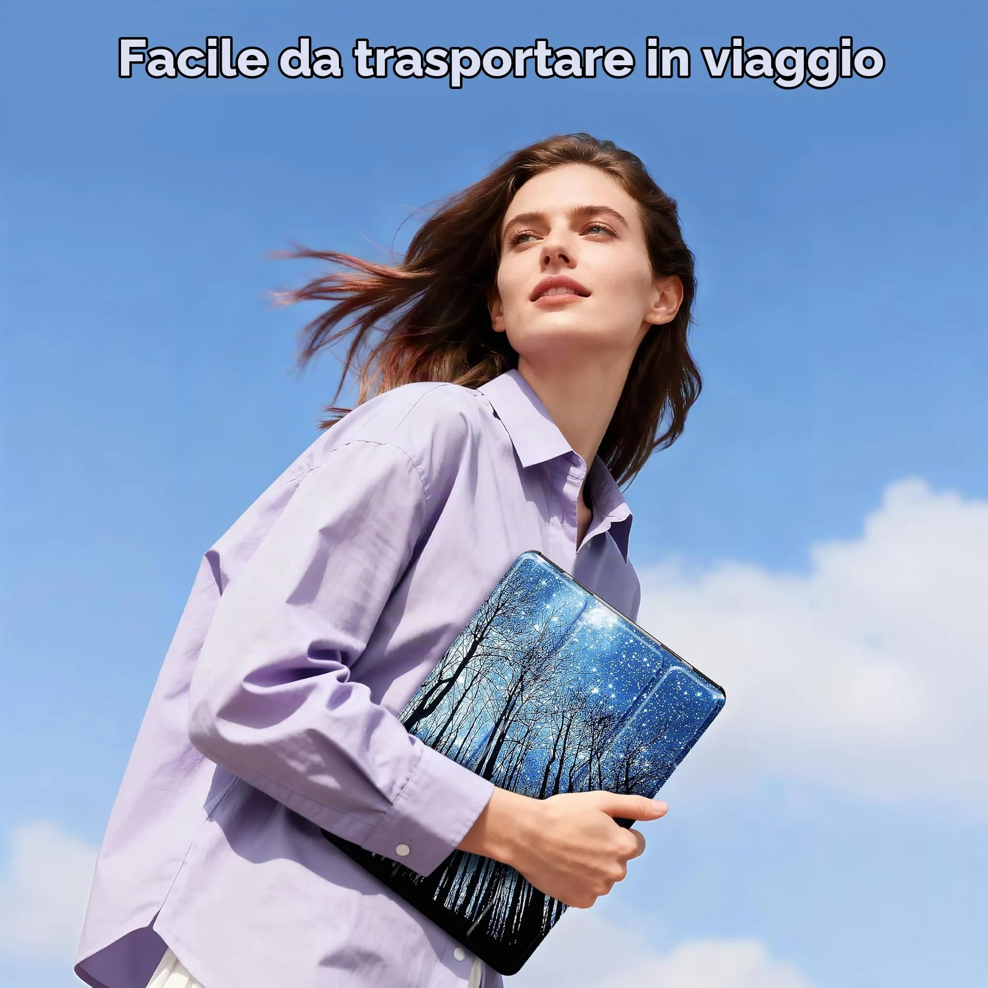 EasyAcc Custodia per Samsung Galaxy Tab A11+ Plus/A9+ 11 Pollici (2025) SM-X236B/SM-X230 - Stella - immagine 3
