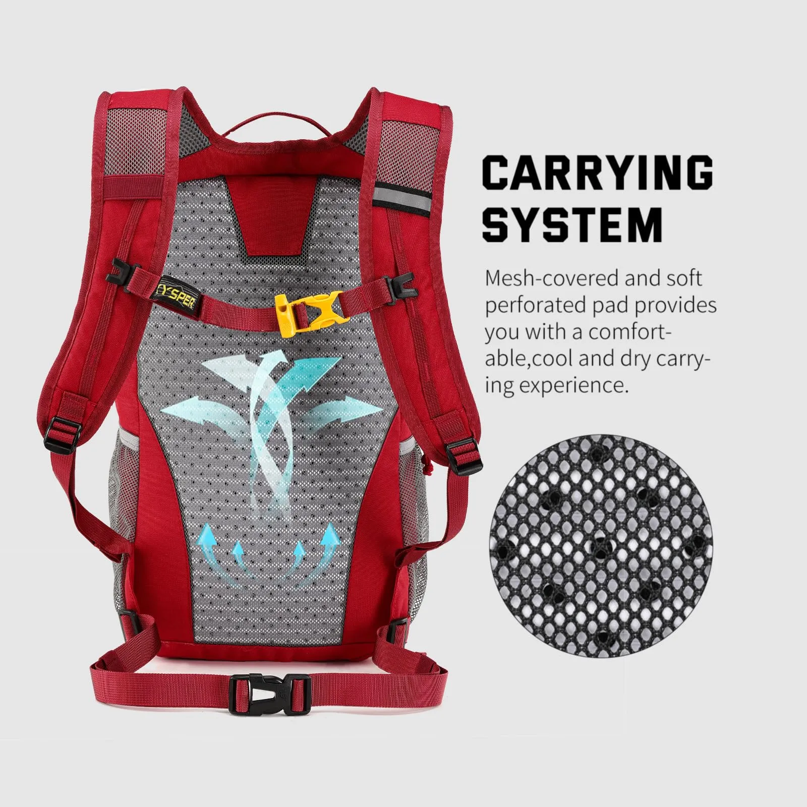 SKYSPER Zaino da Hiking 20L Tartan - immagine 3