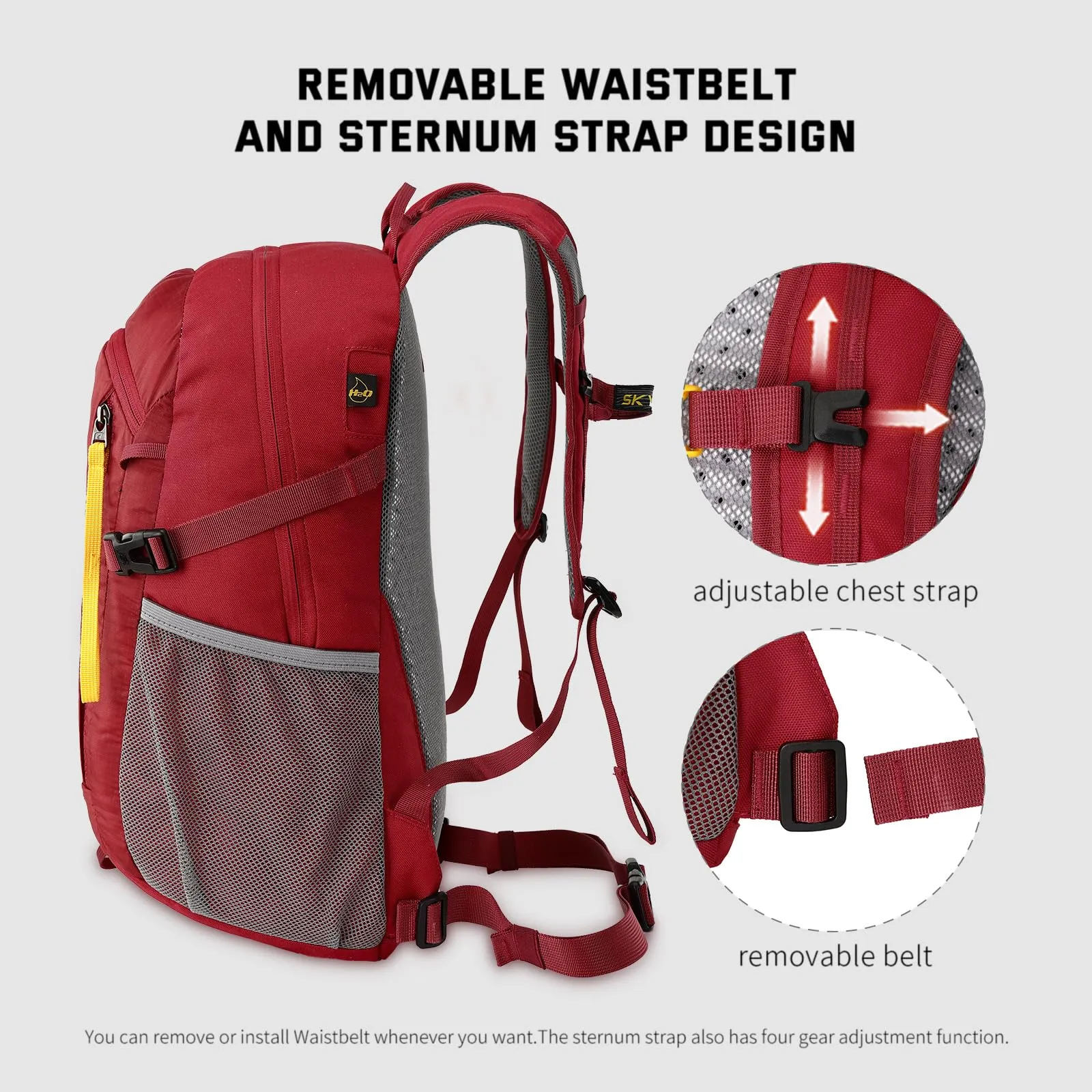 SKYSPER Zaino da Hiking 20L Tartan - immagine 4