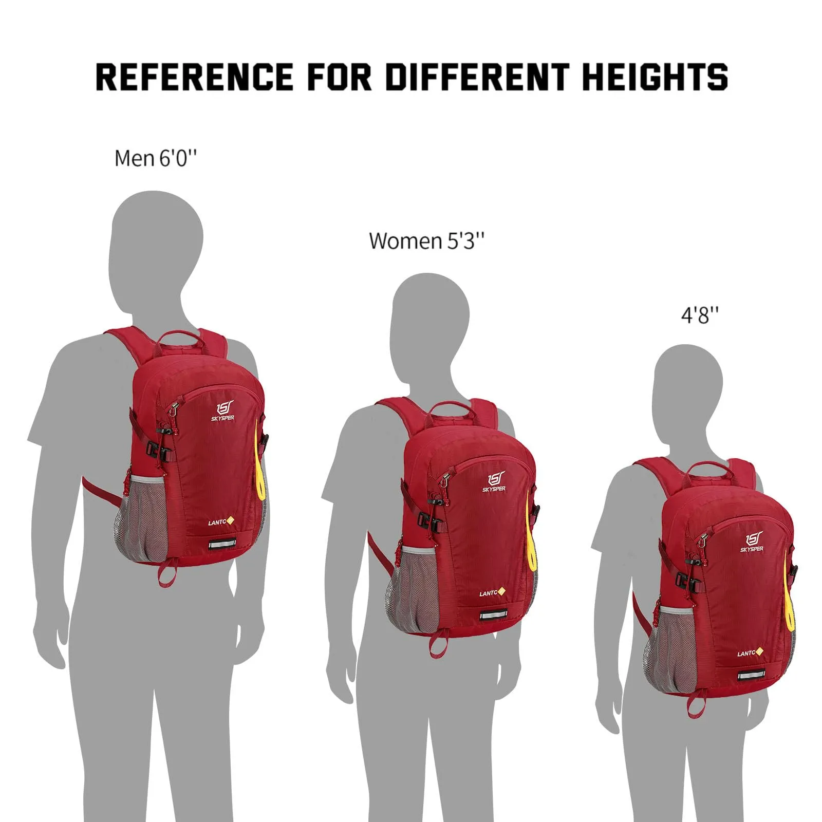 SKYSPER Zaino da Hiking 20L Tartan - immagine 7