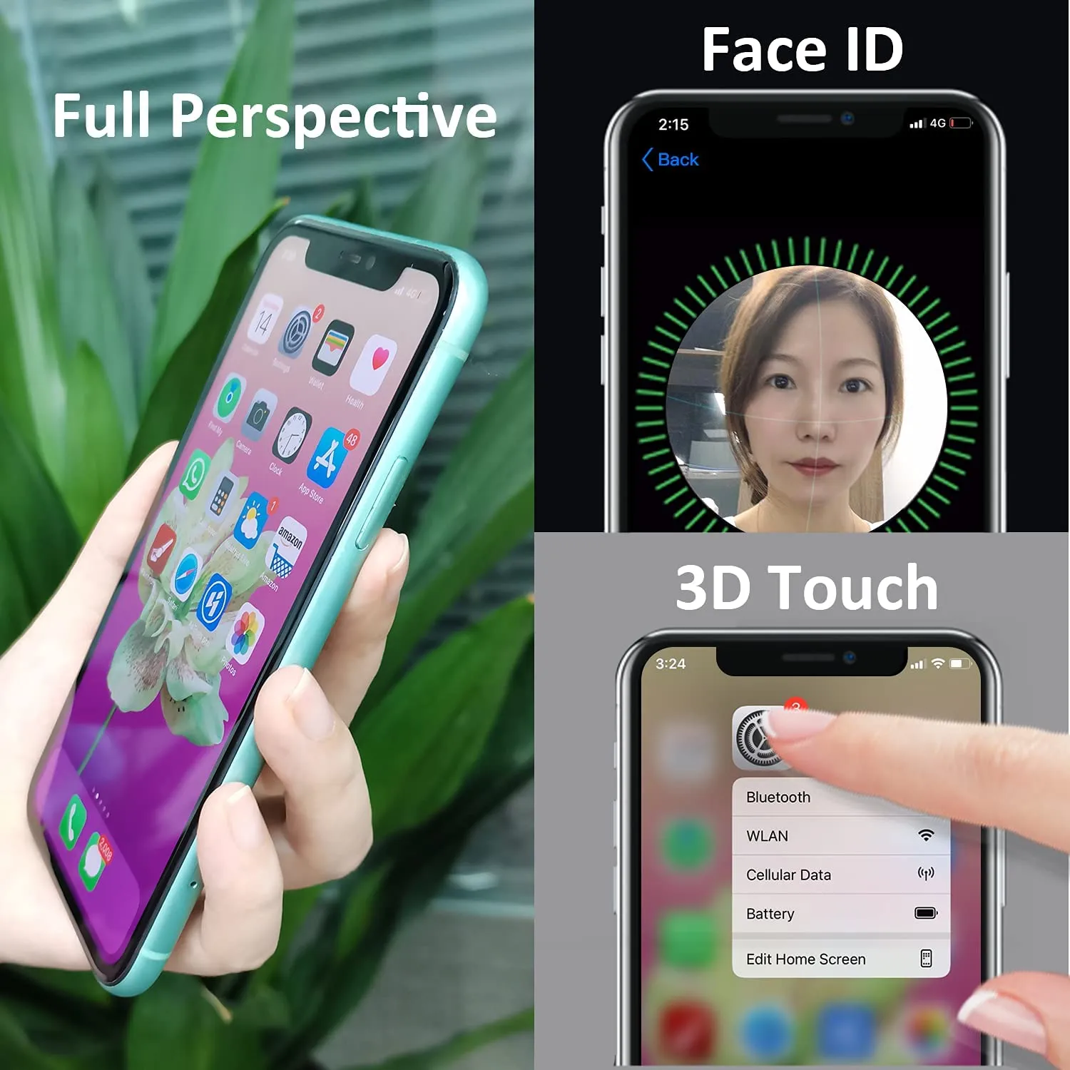 Brinonac Display LCD Kit Sostituzione 5,8" FHD COF Digitizer per iPhone X - Nero (BX05) - immagine 4