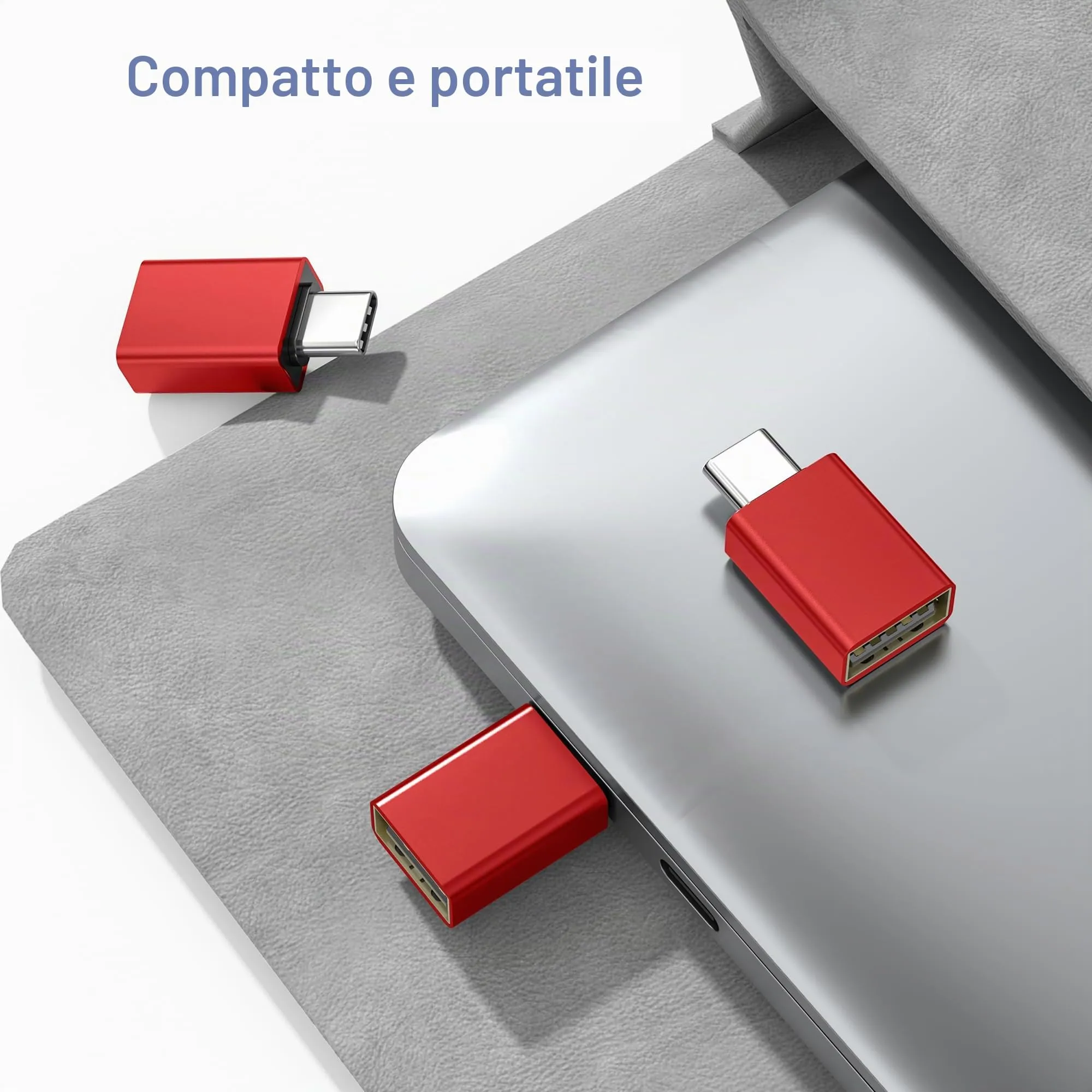 BASESAILOR Adattatore USB-C a USB 3.2 Femmina OTG, 3 Pezzi - immagine 6
