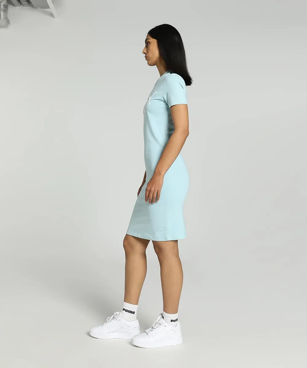 Puma Ess Vestito da Donna Slim, Surf Turchese, XS - immagine 2