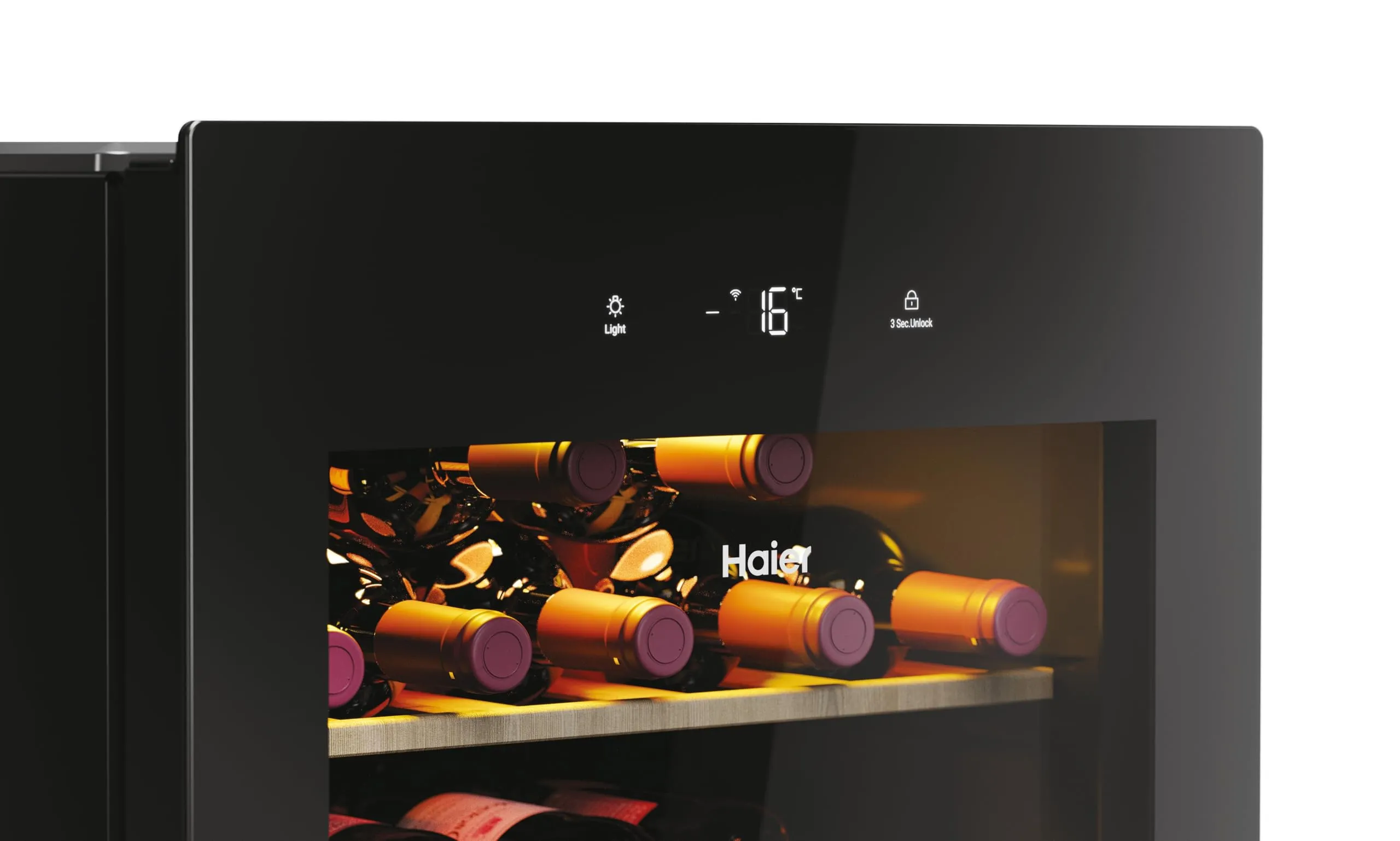 Haier Wine Bank 50 Serie 3 Cantinetta Vino 34 Bottiglie Monozona Classe G - immagine 5