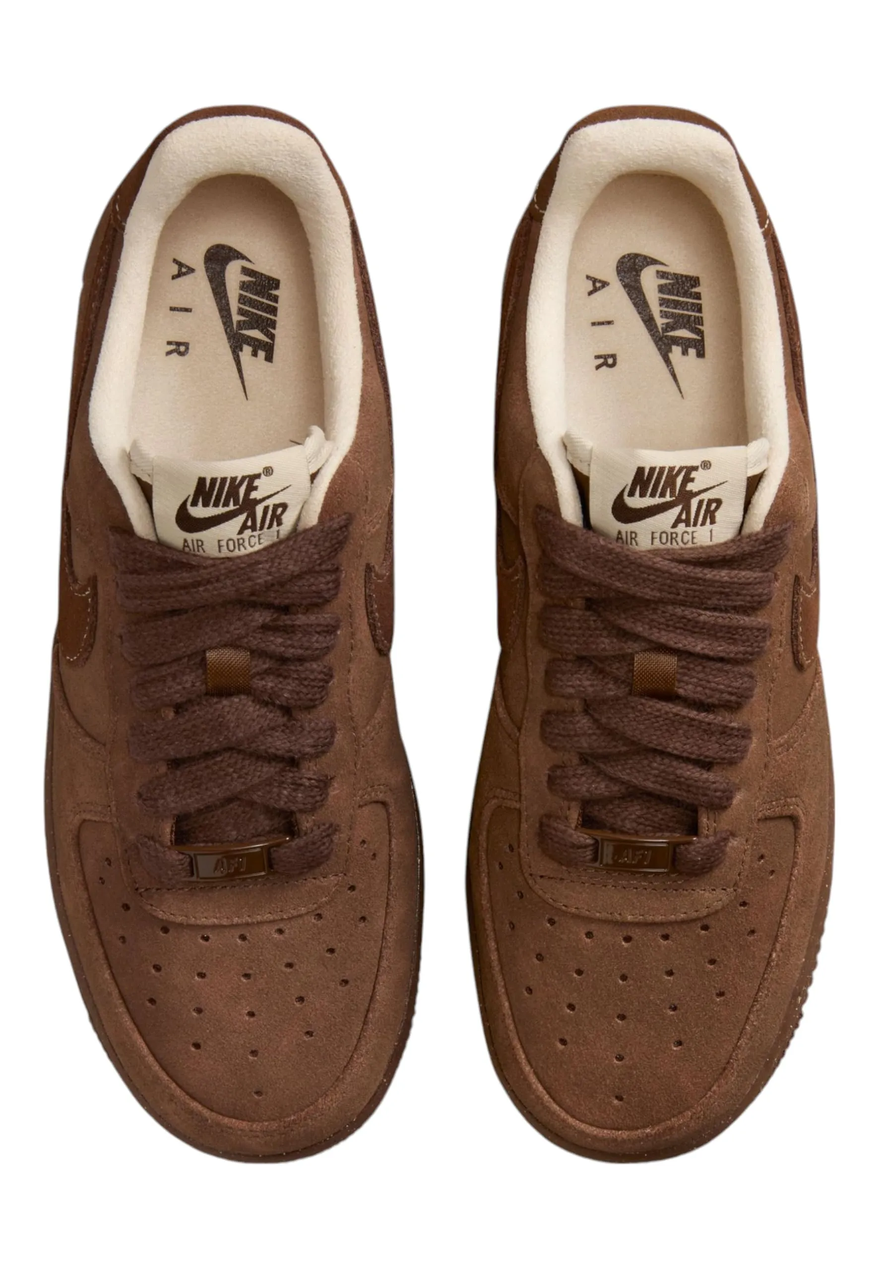 Nike Women's Air Force 1 '07 Sneakers, Leather, Brown-Sand - immagine 4
