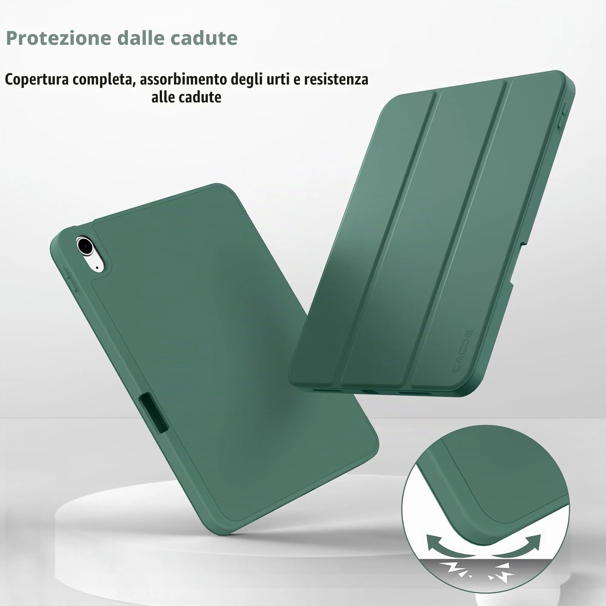 CACOE Cover per iPad 11 Generazione (A16) / iPad 10 Generazione 10.9 pollici - immagine 3