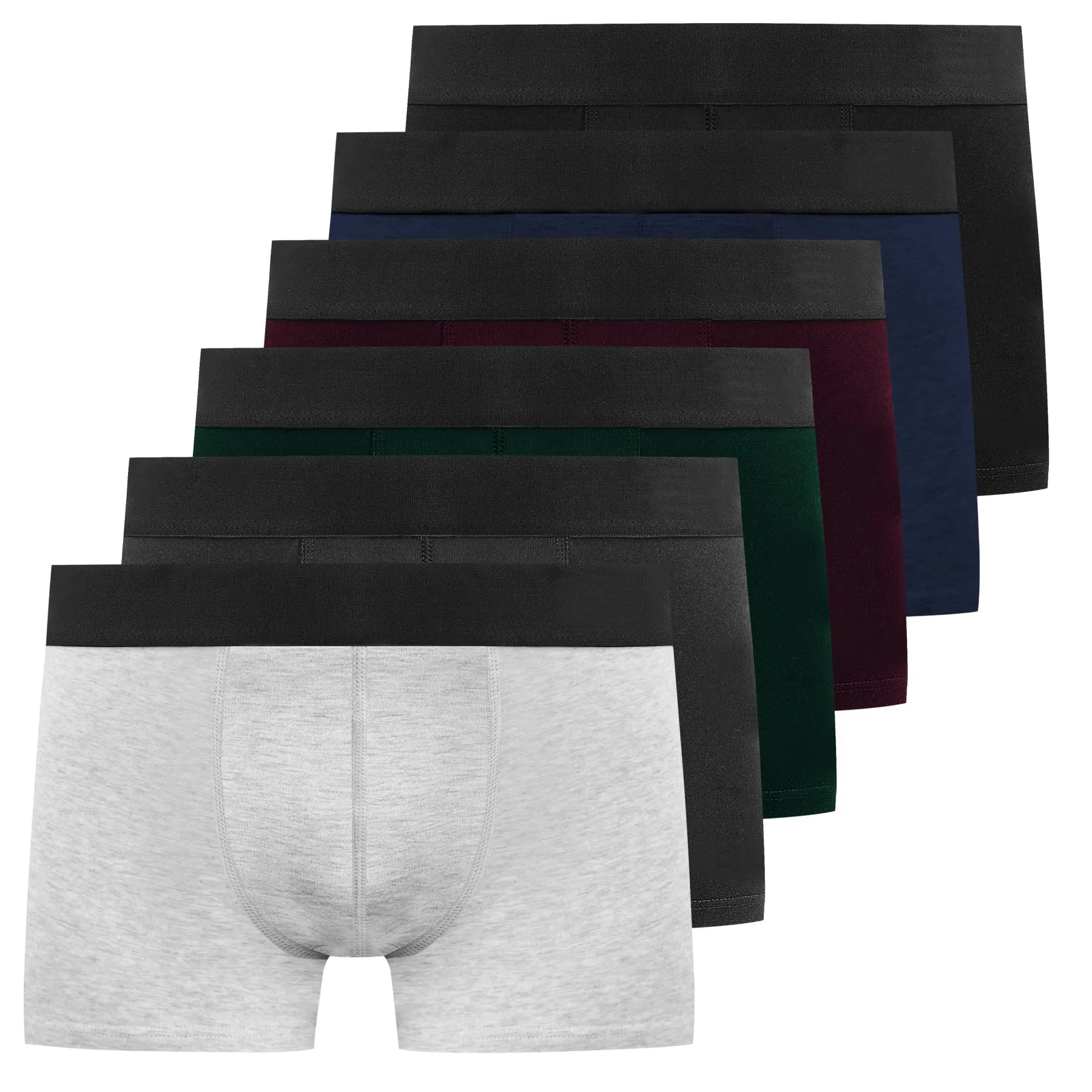 YouShow Boxer Uomo in Cotone Elasticizzato, 6 Pezzi - immagine 1