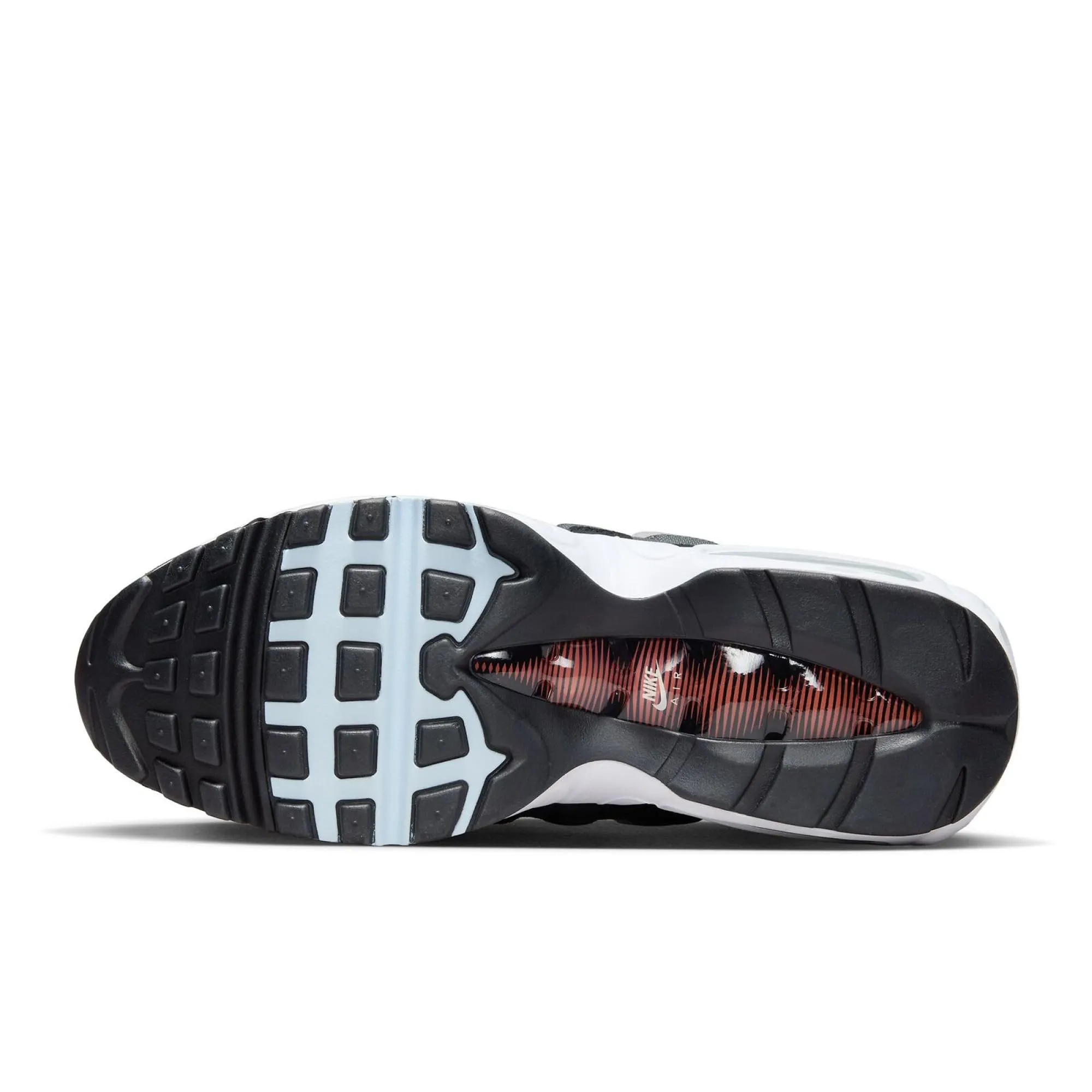 Nike Air Max 95 Men's DM0011-011 Wolf Grey Black Blue Orange - immagine 6