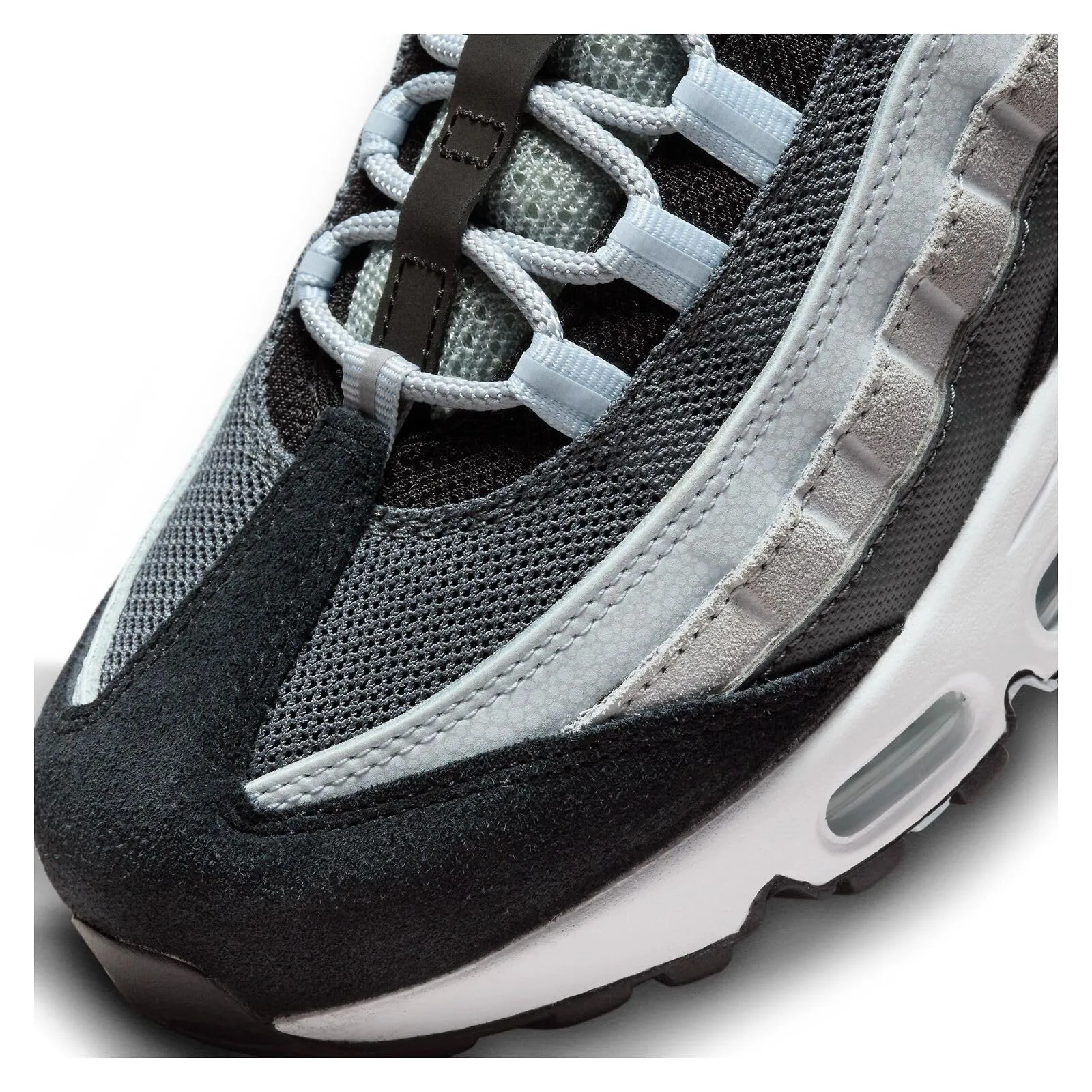 Nike Air Max 95 Men's DM0011-011 Wolf Grey Black Blue Orange - immagine 7