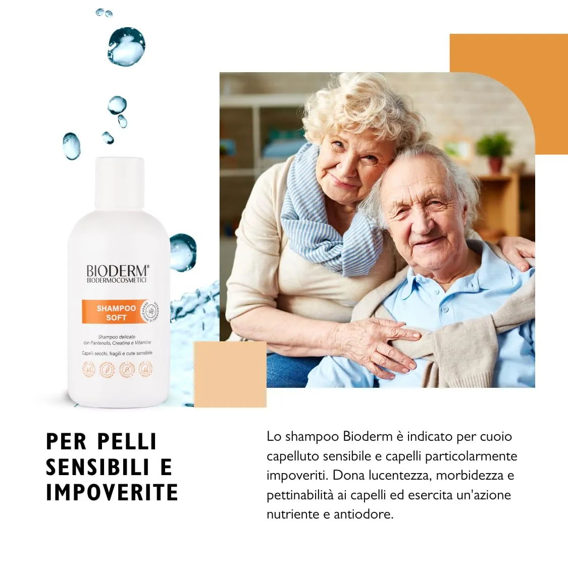 BioDerm Shampoo Soft Anticaduta Rinforzante con Creatina e Serenoa, 300 ml - immagine 2