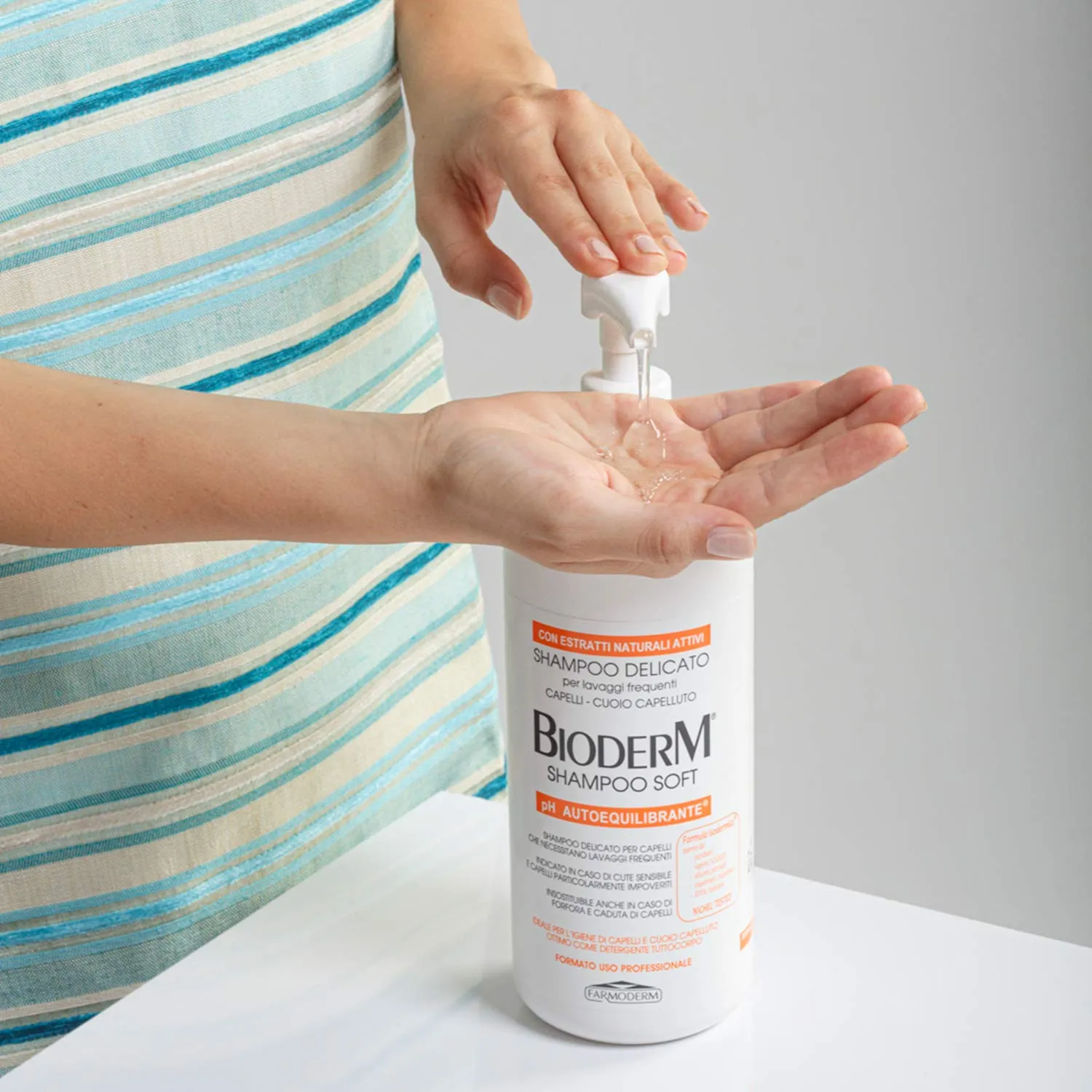 BioDerm Shampoo Soft Anticaduta Rinforzante con Creatina e Serenoa, 300 ml - immagine 6