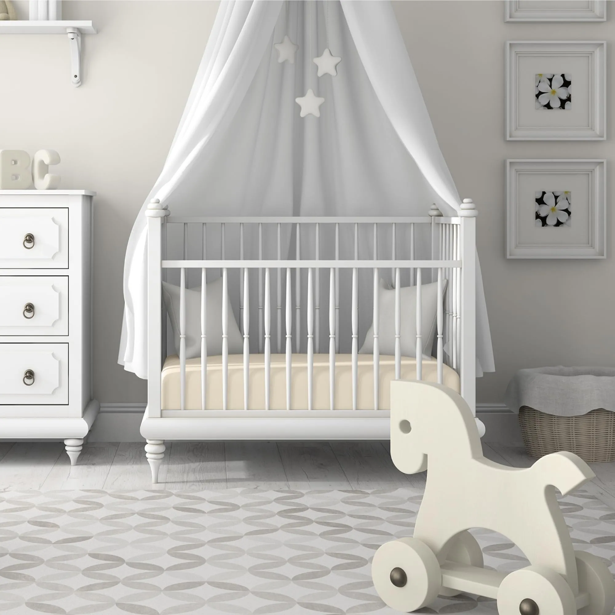 Dreamzie Set 2 Lenzuola con Angoli in Cotone per Bambini 60x120 / 70x140, Oeko Tex, Beige - immagine 5