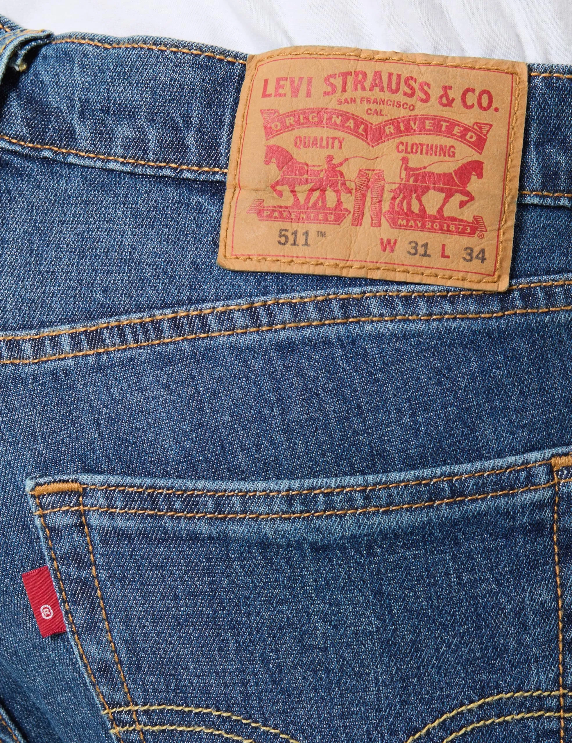 Levi's 511 Slim Jeans Uomo, Calm N Cool, 38W / 34L - immagine 4