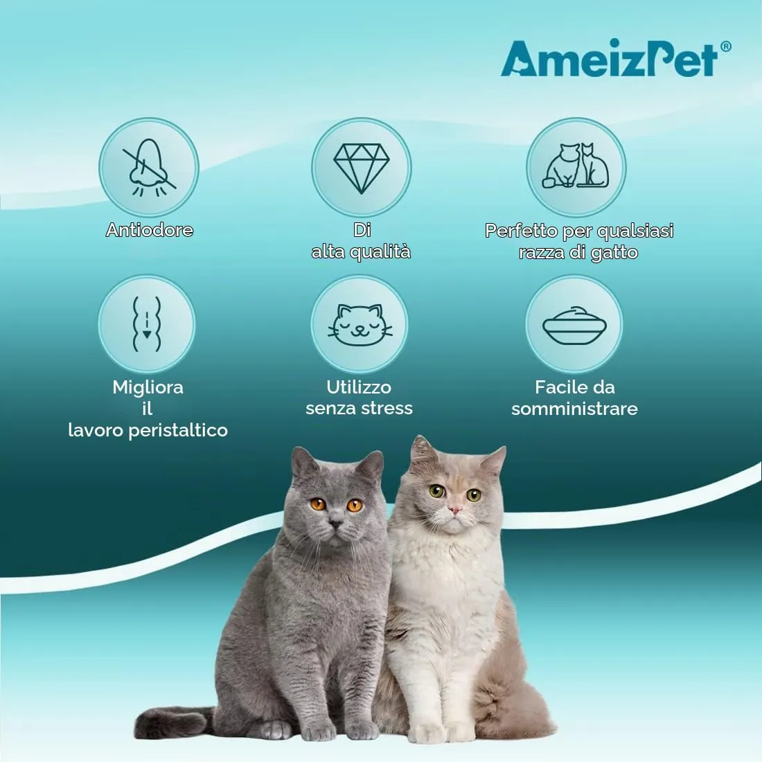 AmeizPet Pasta al Malto per Gatti, 100g - immagine 5