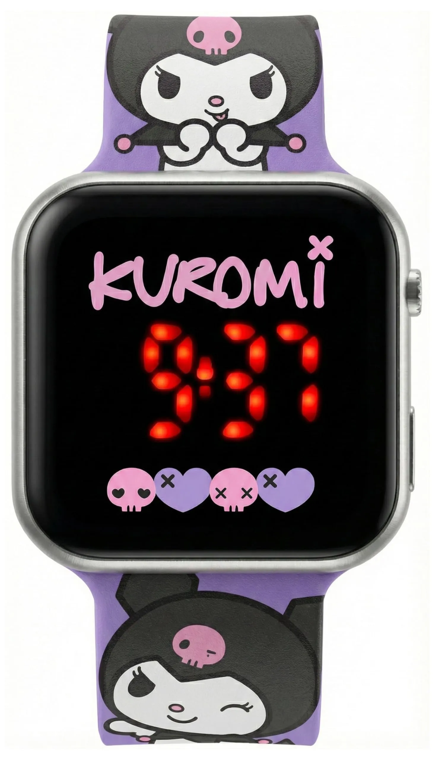 Clondo Orologio da Polso Digitale LED Hello Kitty Kuromi - immagine 1