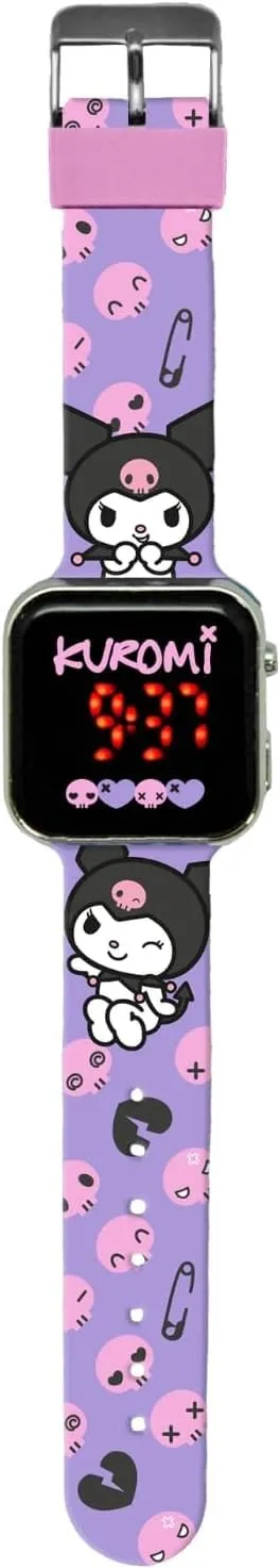 Clondo Orologio da Polso Digitale LED Hello Kitty Kuromi - immagine 2