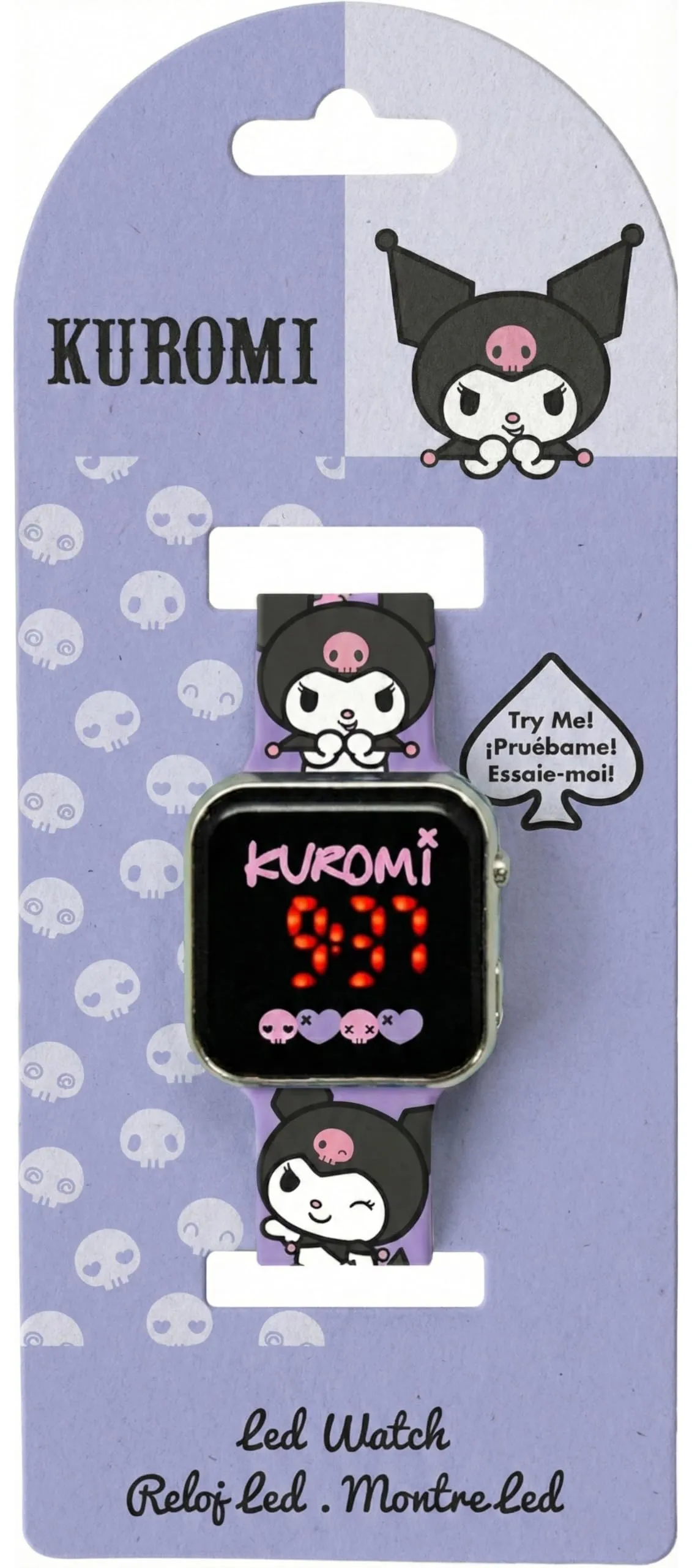 Clondo Orologio da Polso Digitale LED Hello Kitty Kuromi - immagine 3