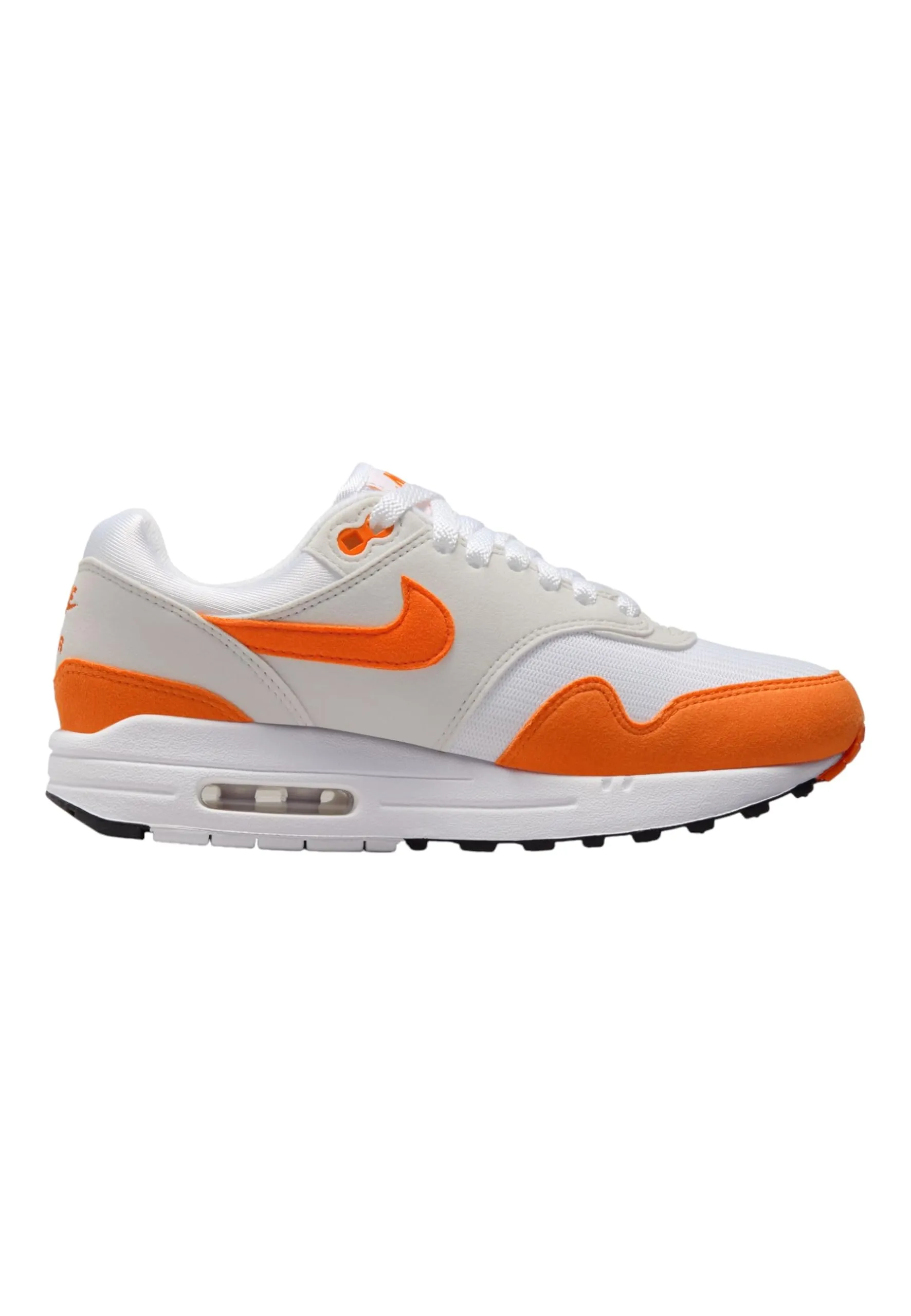 Nike Air Max 1 '87 Donna DZ2628 Neutral Grey/Safety Orange-White-Black EU 36.5 - immagine 3
