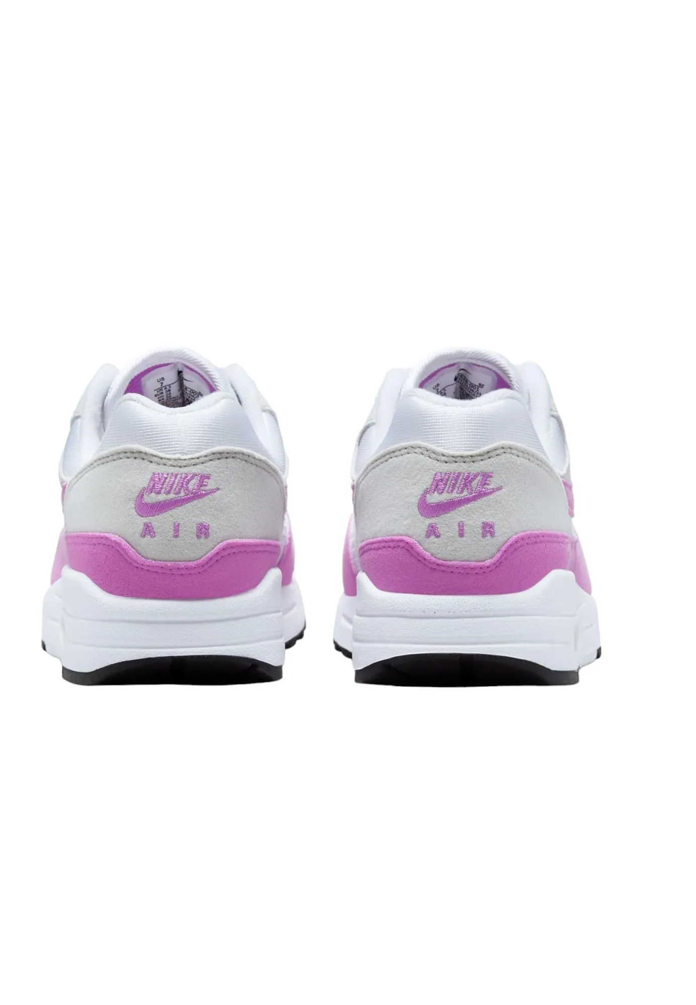Nike Air Max 1 '87 Women's DZ2628 Neutral Grey/Fuchsia Dream-White-Black EU 44.5 - immagine 5