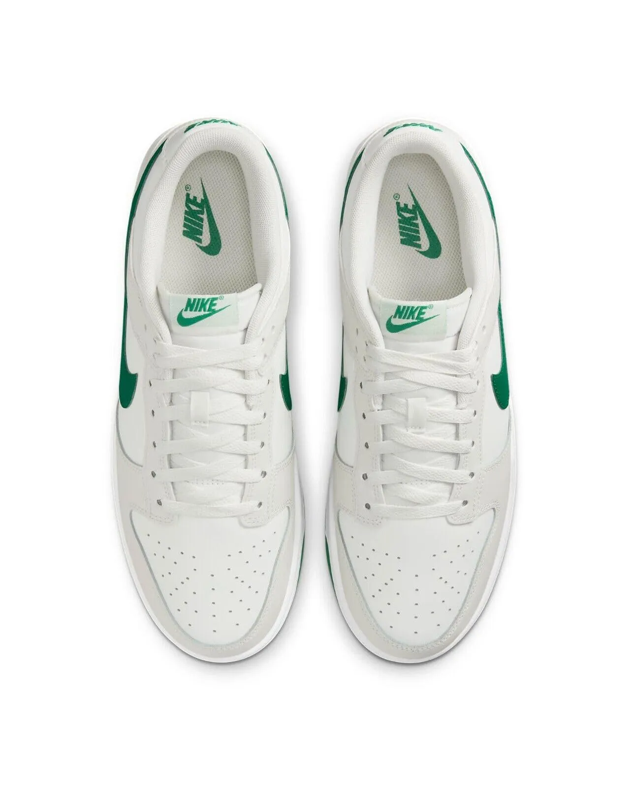 Nike Dunk Low Retro DV0831 Summit White/Malachite-Platinum Tint - immagine 3