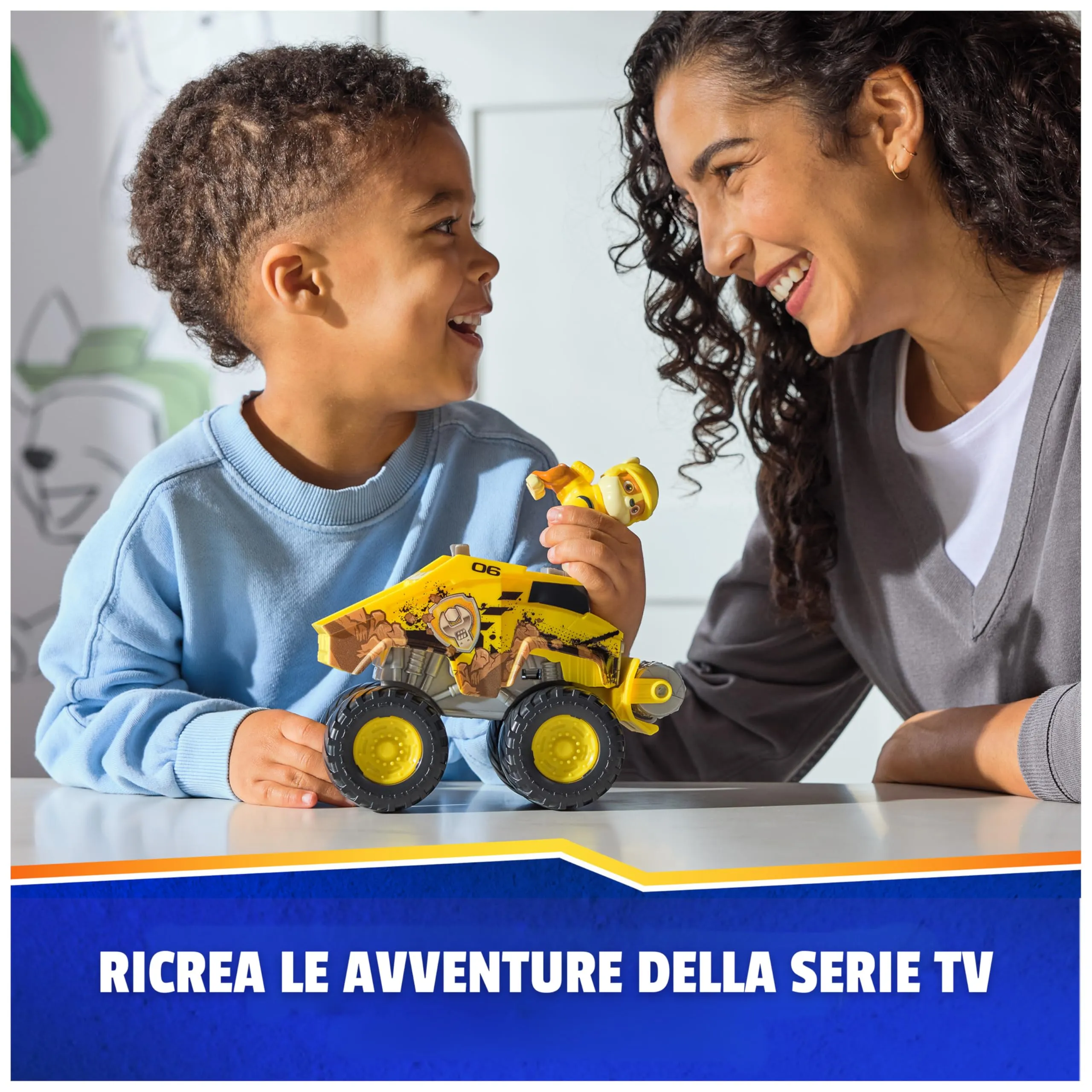 Paw Patrol Rescue Wheels Bulldozer di Rubble Veicolo Giocattolo - immagine 8