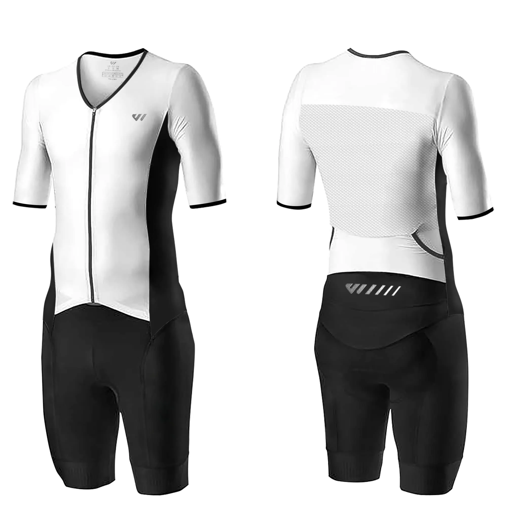 Lo.gas Trisuit Uomo Triathlon Tuta a Maniche Corte Traspirante Asciugatura Rapida - immagine 1