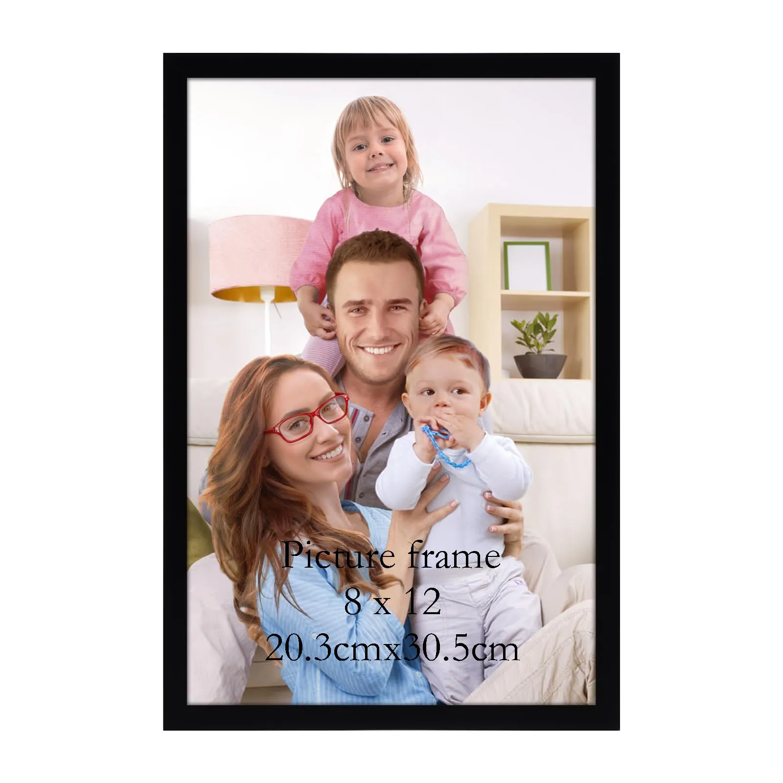 Giftgarden Cornice in PVC, 20x30 cm, Nero, 1 Pezzo - immagine 1