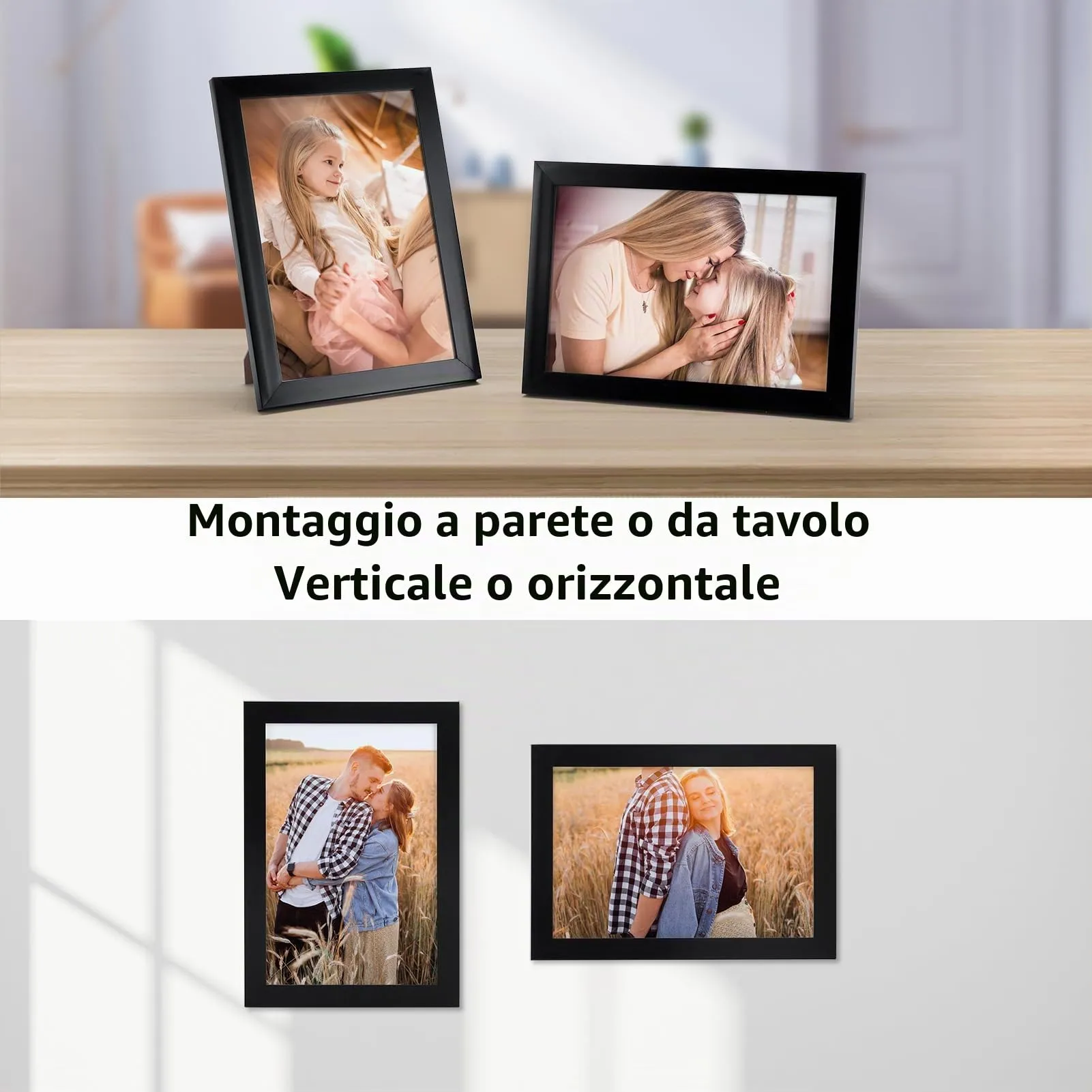 Giftgarden Cornice in PVC 10x15 Nero, 1 Pezzo - immagine 3