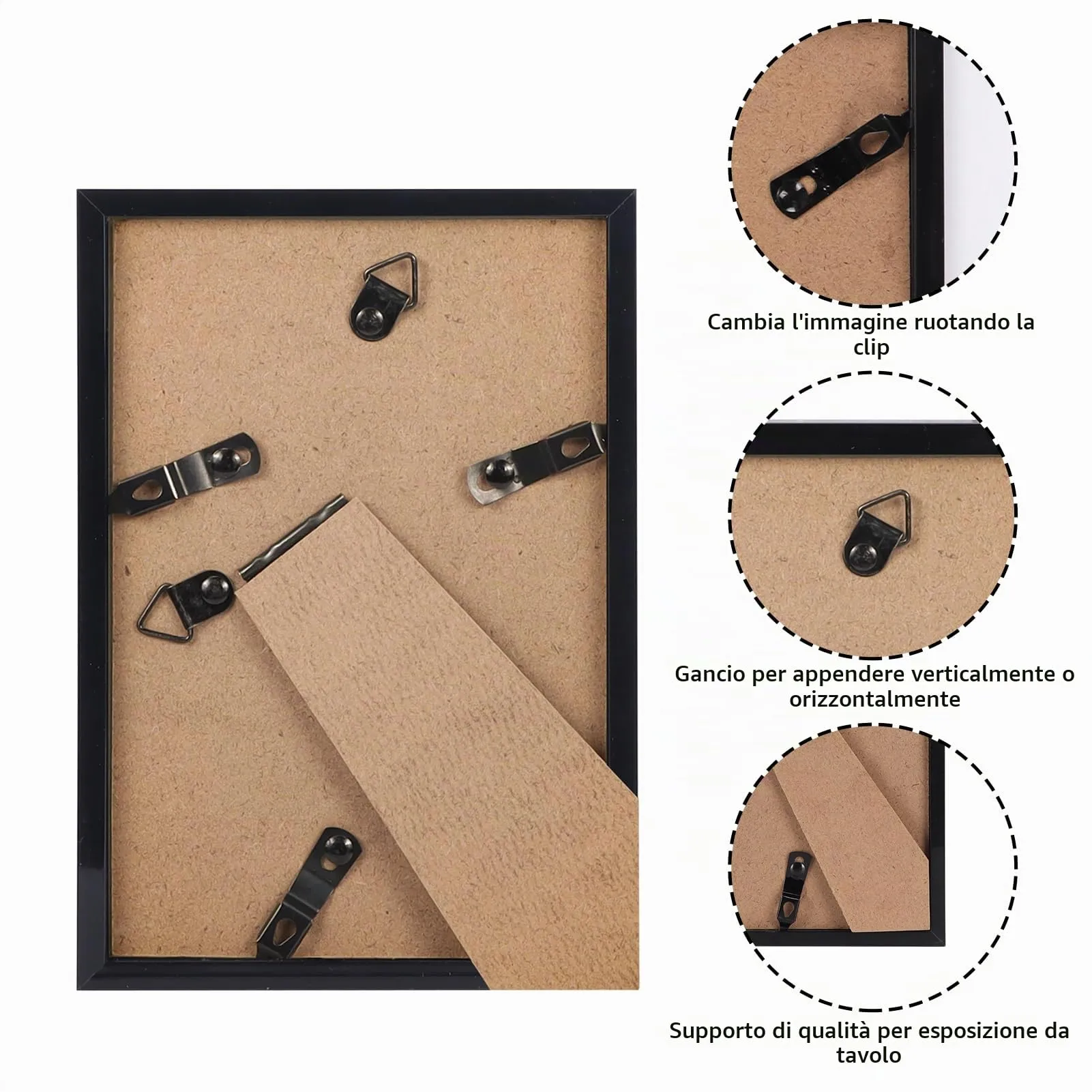 Giftgarden Cornice in PVC 10x15 Nero, 1 Pezzo - immagine 7