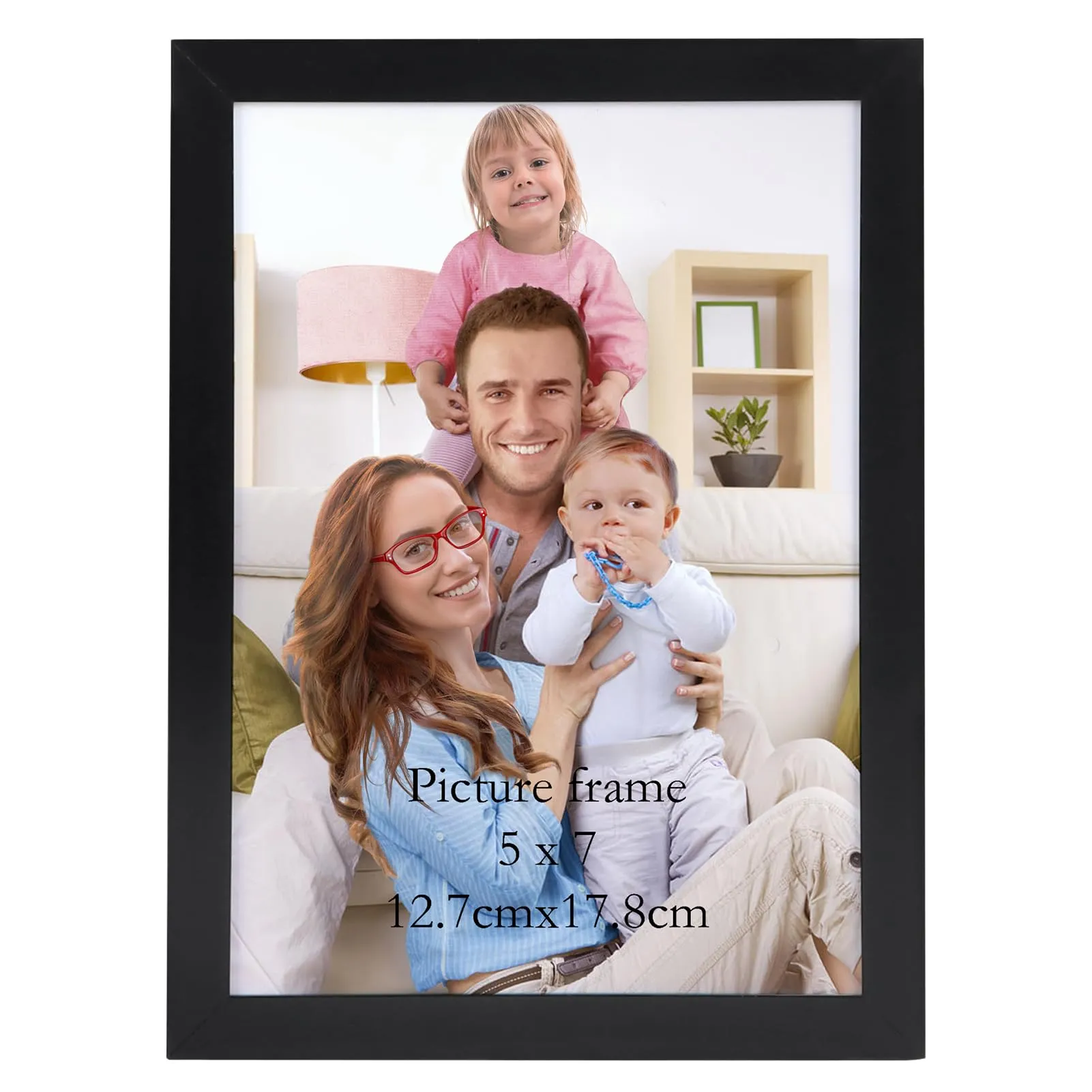 Giftgarden Cornice 13x18 in PVC, Nera, 1 Pezzo - immagine 1