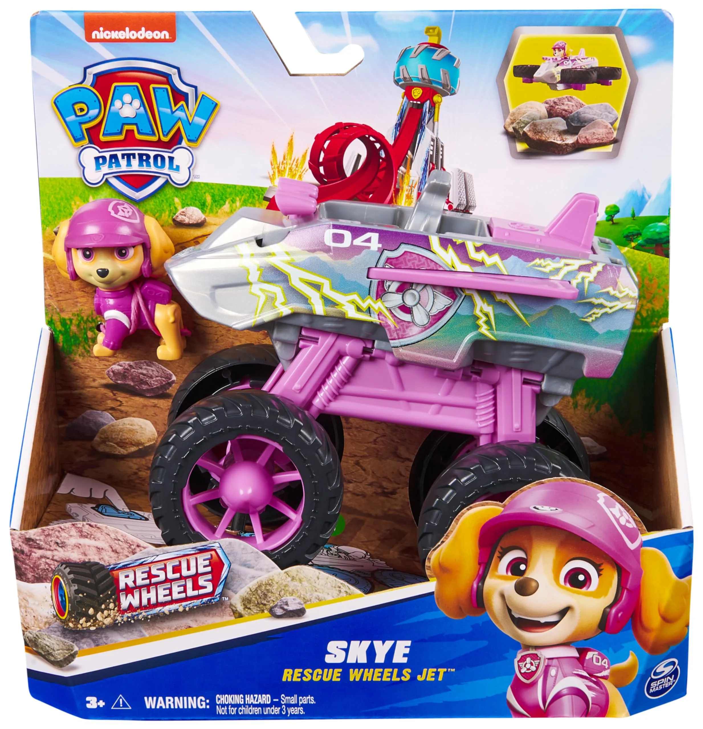 Paw Patrol Rescue Wheels Veicolo Jet di Skye - immagine 3