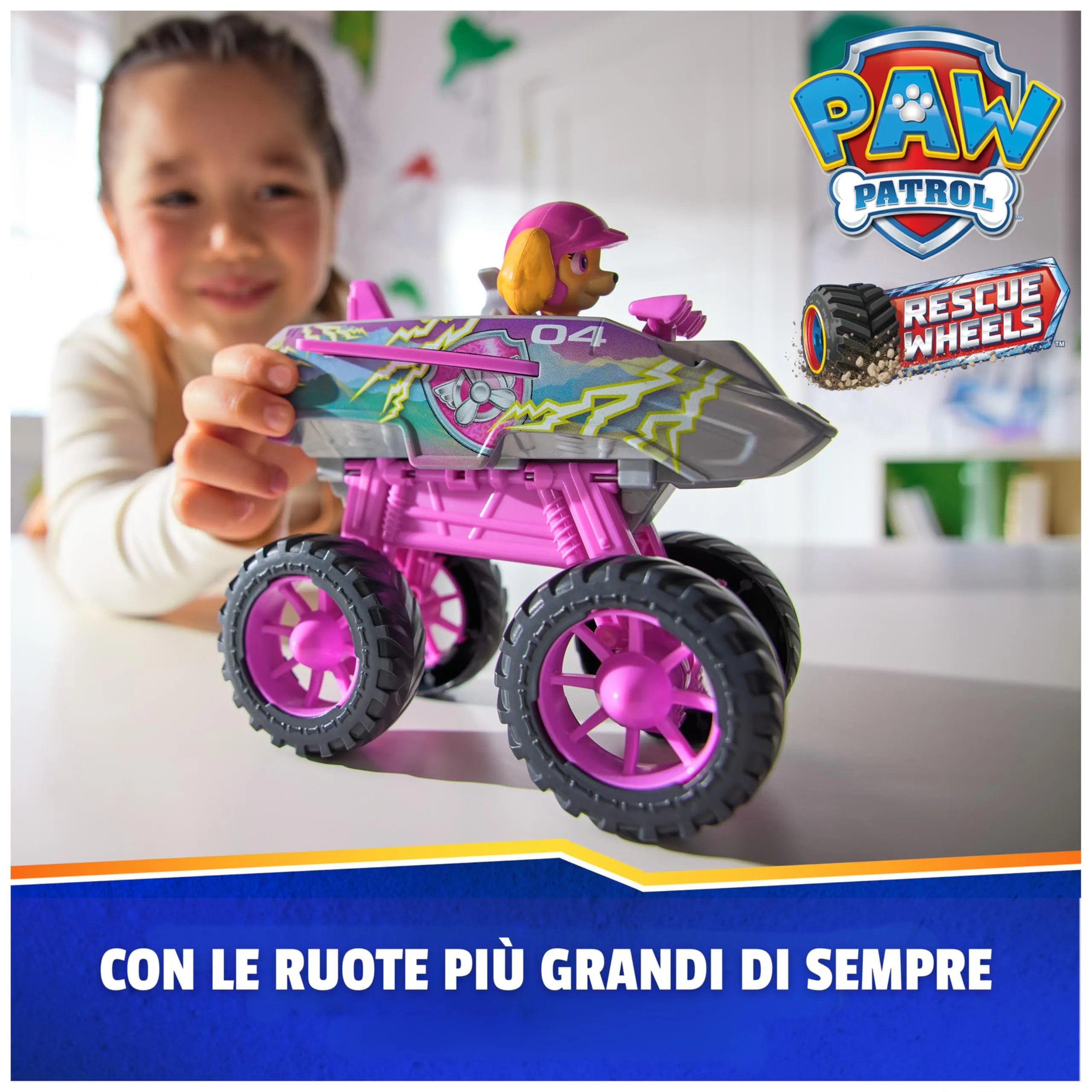 Paw Patrol Rescue Wheels Veicolo Jet di Skye - immagine 4